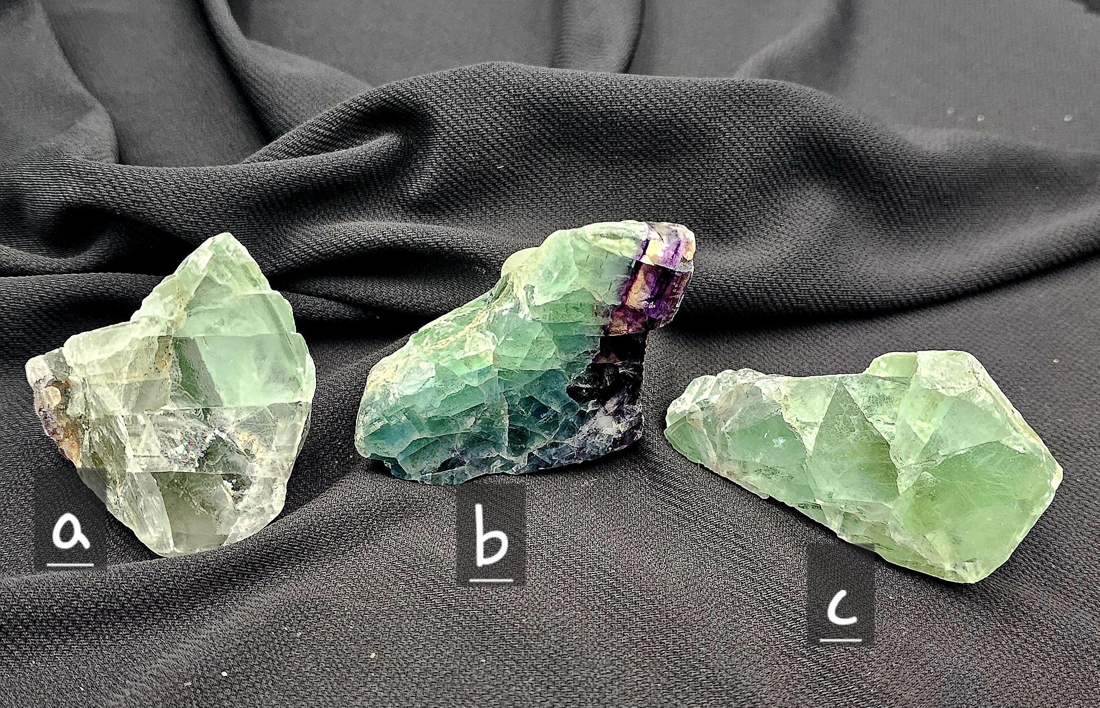 Flourite specimens