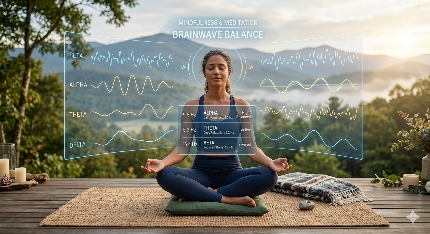 How Mindfulness and Meditation Improve Brainwave Balance