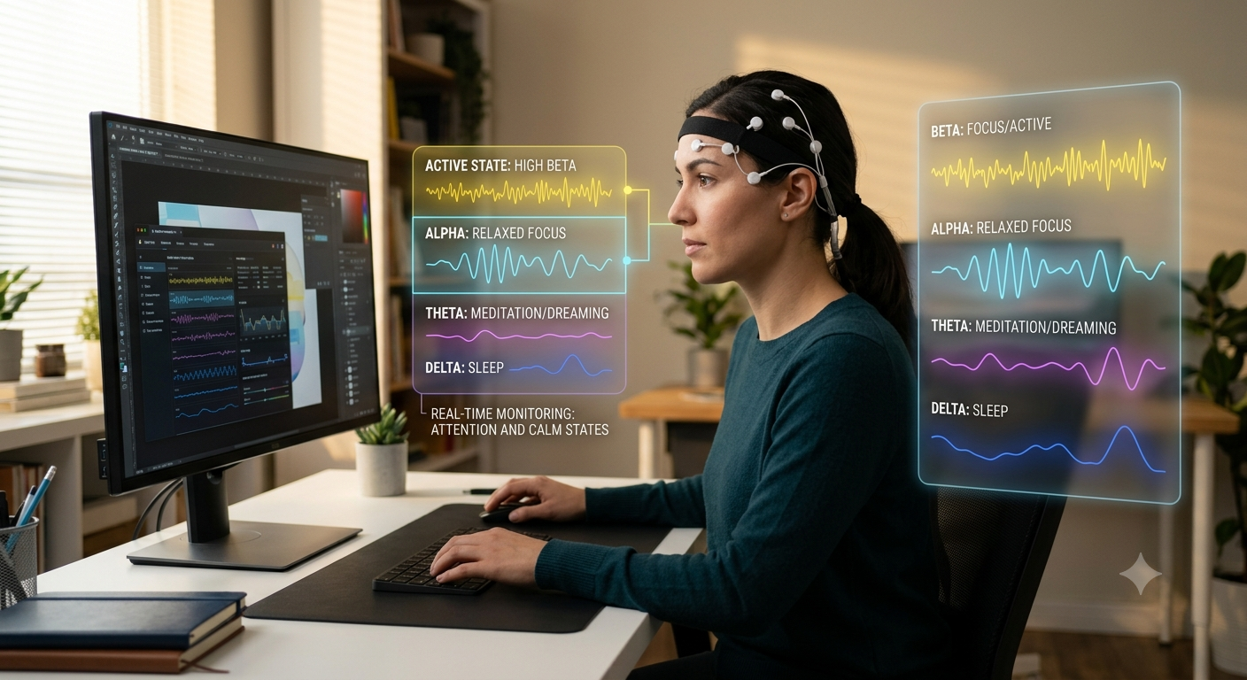 How Different Brainwave Frequencies Affect Mood and Focus: