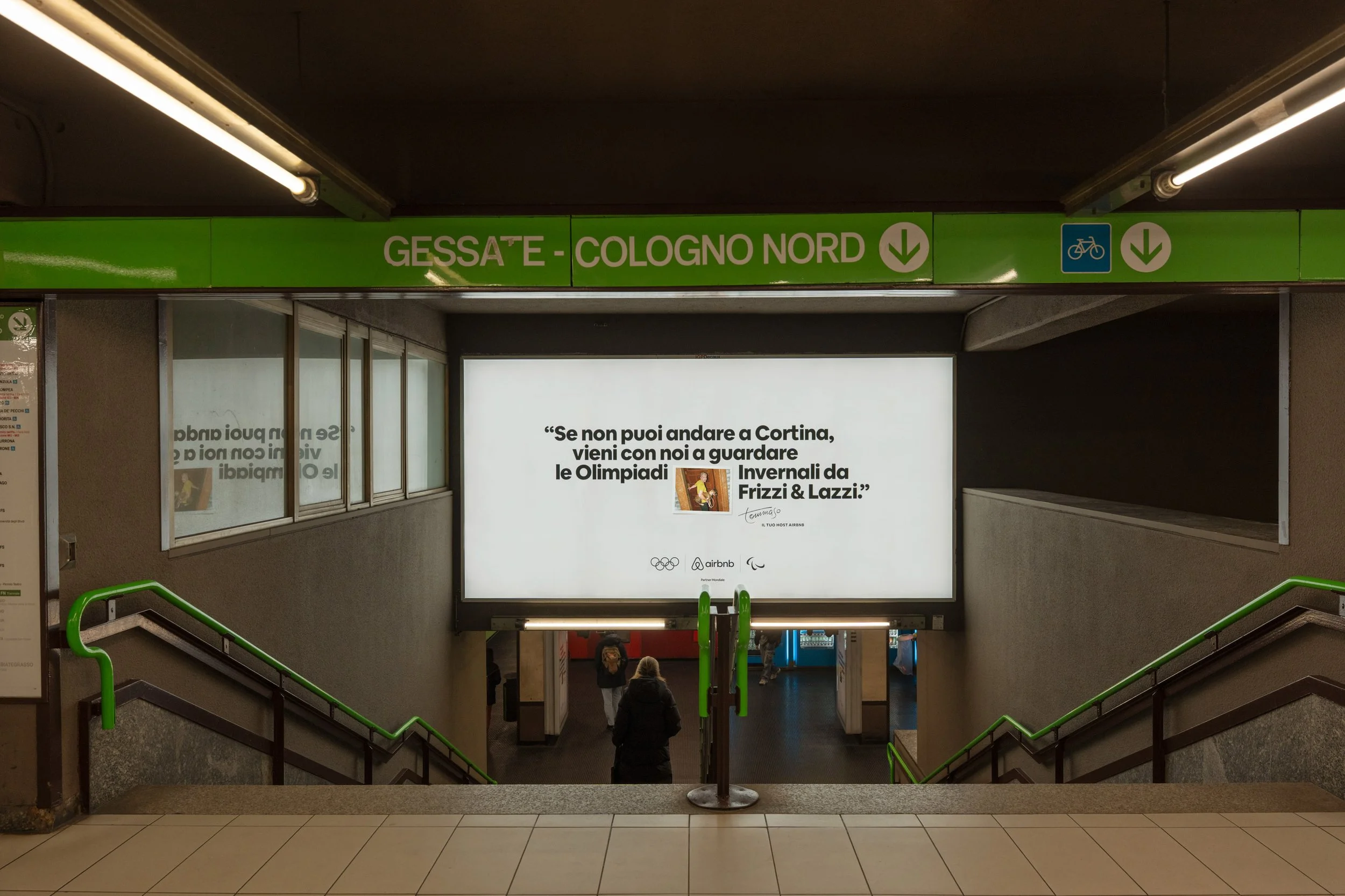 "If you can't go to Cortina, come watch the Olympics with us at Frizzi & Lazzi."