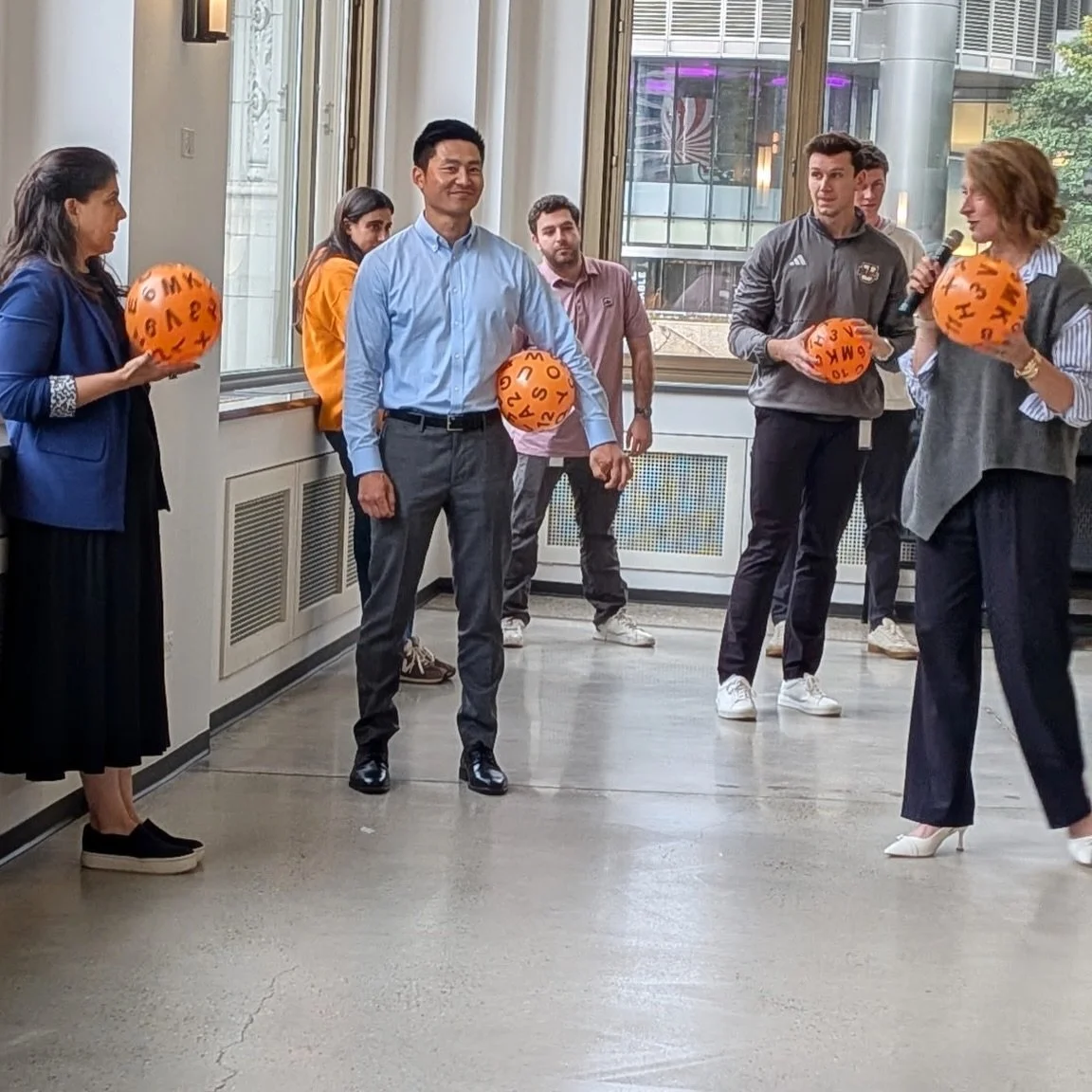 As a speaker and facilitator, working with a high-energy team is a dream. But put that team at the corner of Michigan Ave and the Chicago River, equipped with an hour of somatic and visual drills to expand their capacity for stress resilience? That&r
