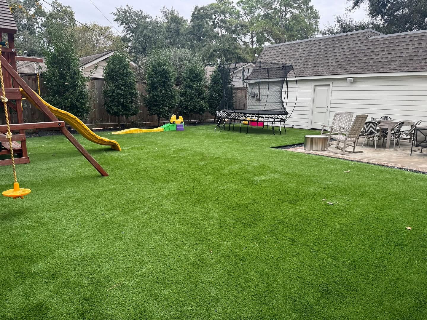Great results on this job where we repaired existing turf for a young Stratford family! #turfcare #turfmanagement #turfinstallation #turfmaintenance