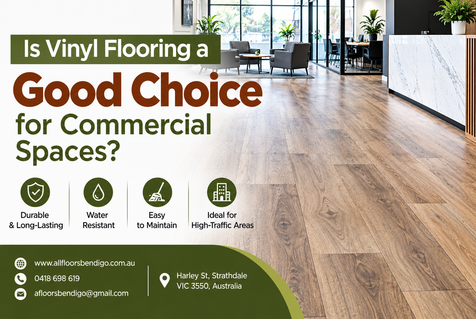 Is Vinyl Flooring a Good Choice for Commercial Spaces?