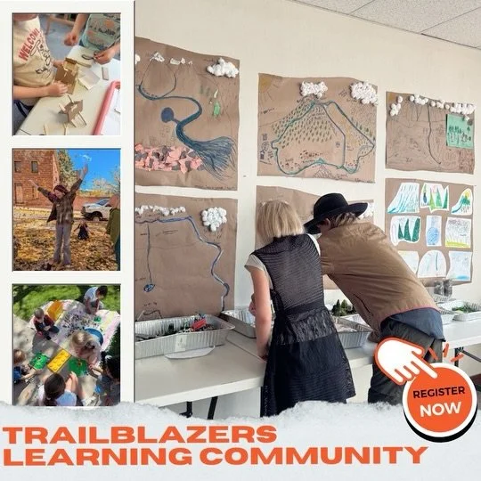 Is your homeschooler craving connection? Trailblazers is a small, joyful 9-week program where kids:

🌿 work together
🎨 create hands-on projects
💬 share ideas in group discussions
🌎 explore Flagstaff &amp; our local community
👫 build friendships 