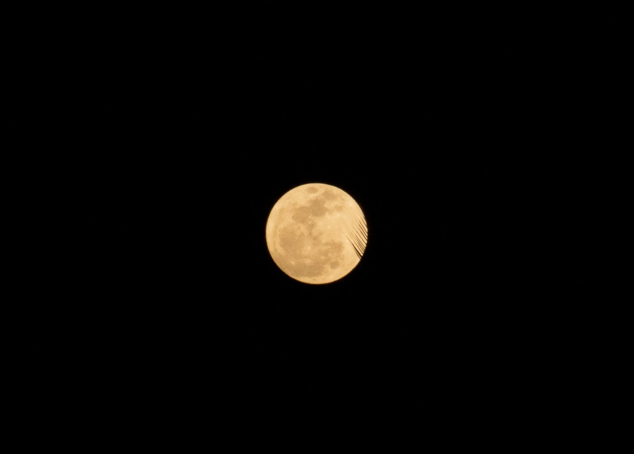 A Full moon captured in Canggu, Indonesia.