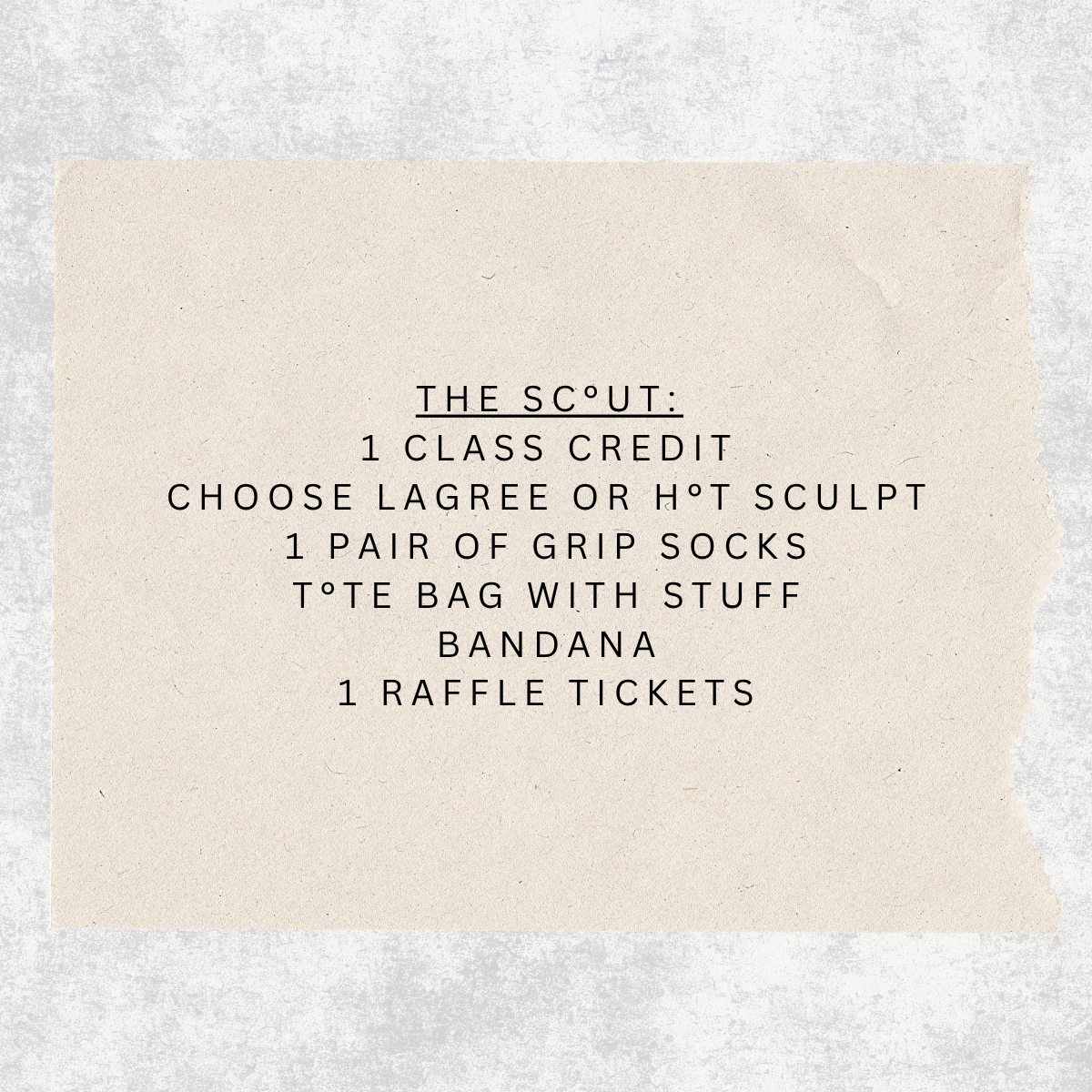 THE SC°UT PASS