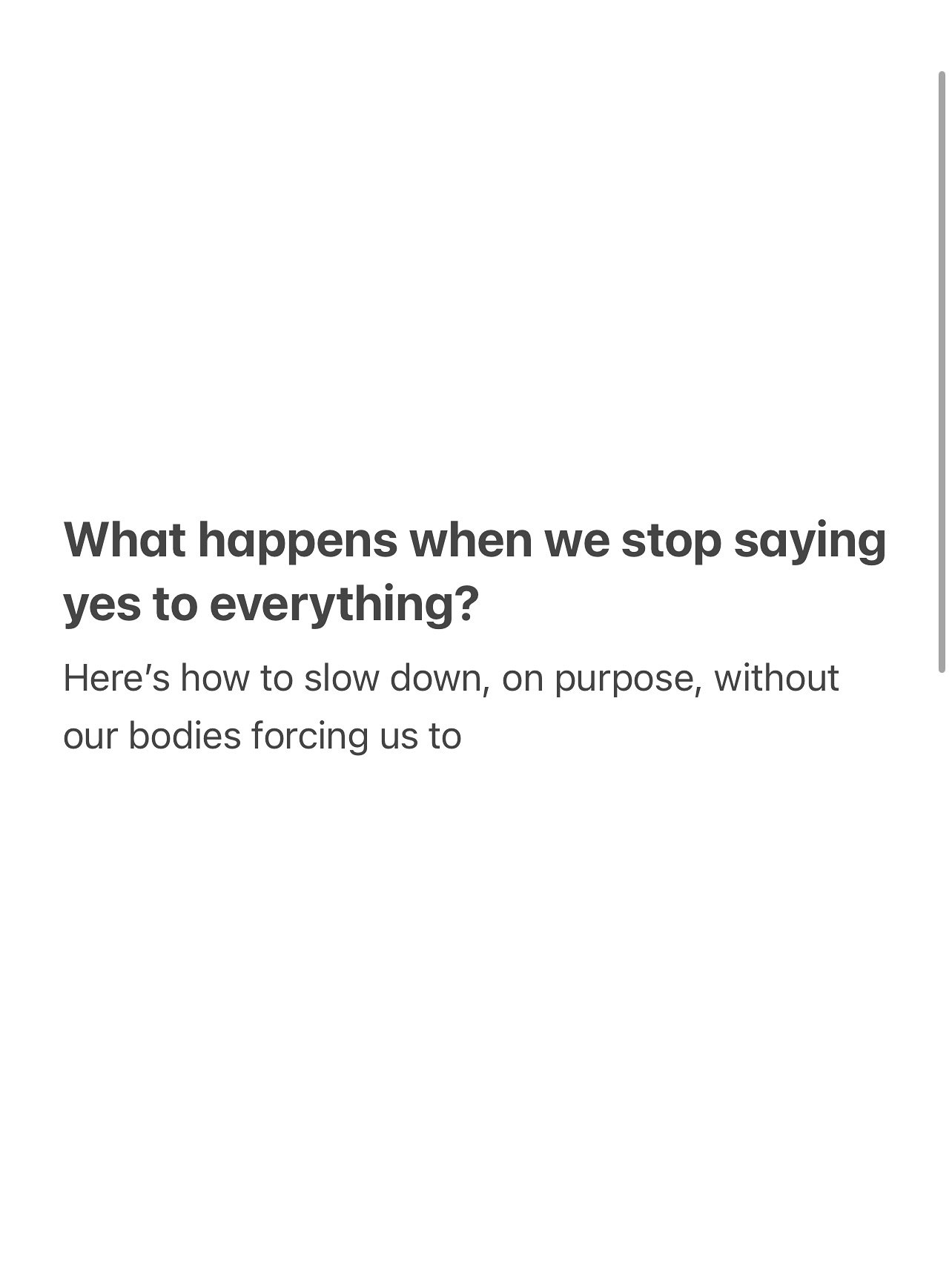 This week the flu forced me to say no - no to all the things I would have been an immediate yes to upon returning to LA 

All I could do was surrender to the rest my body was so badly craving, and the detox I was needing for the next phase of my life
