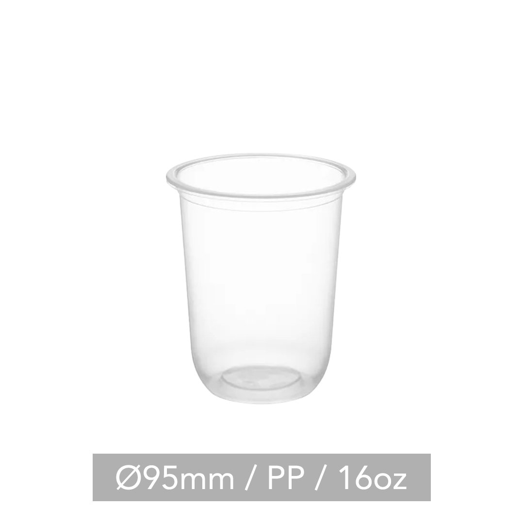 PP U Shape Cup 16oz