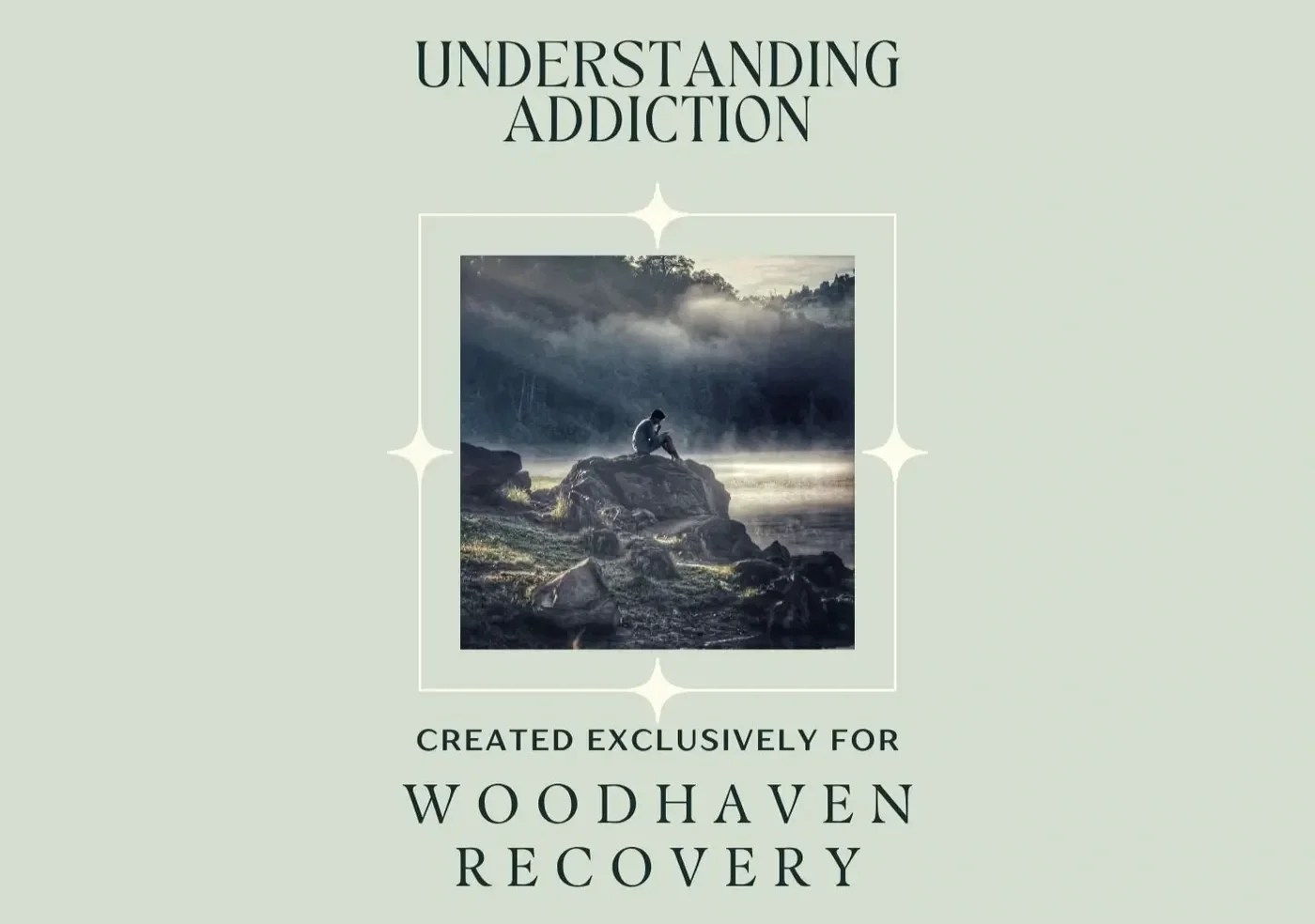 Woodhaven Prep Understanding Addiction course cover, created for students to explore addiction, recovery, and personal wellness through a science-based curriculum.