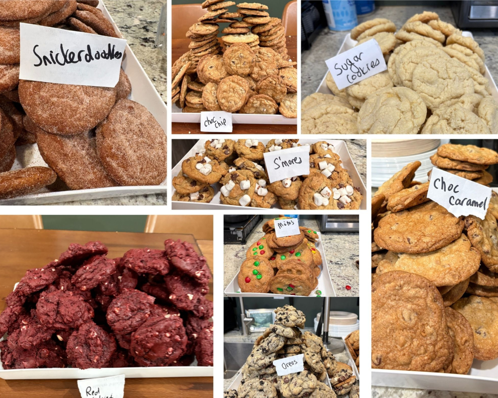 Homemade cookies during snowstorm weekend at Woodhaven Recovery, a sweet moment of togetherness and comfort in the middle of winter.