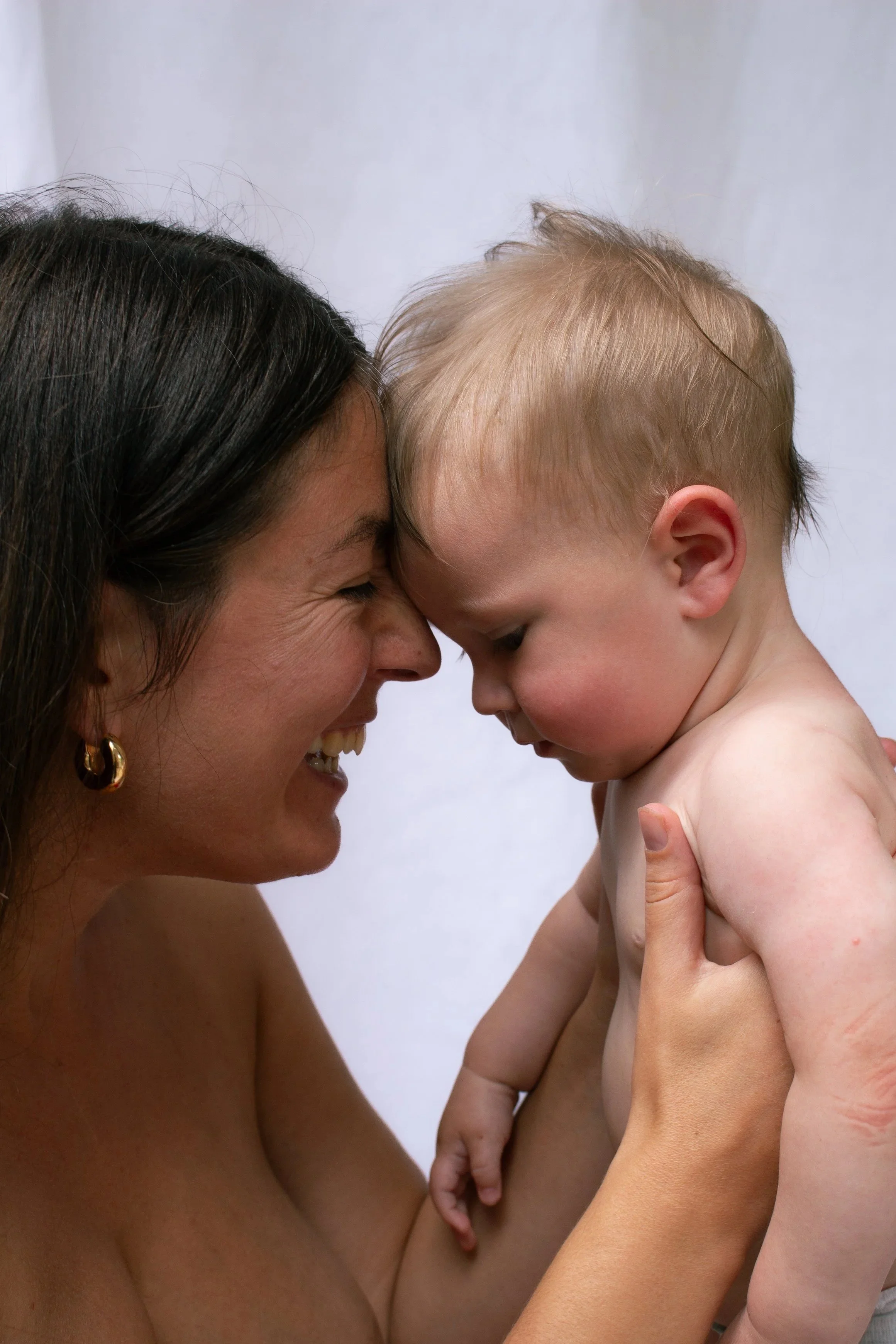 Mutter mit Kind lachend Shooting 