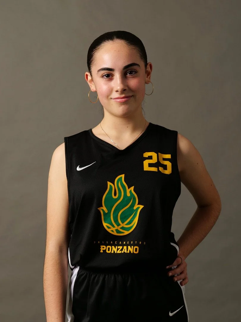 Giocatrice di basket u14 femminile della pallacanestro ponzano