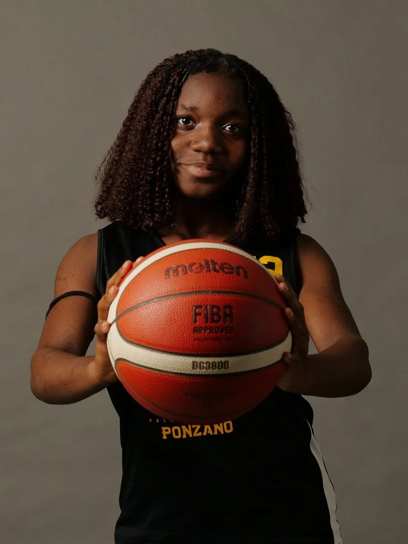 Giocatrice di basket u14 femminile della pallacanestro ponzano