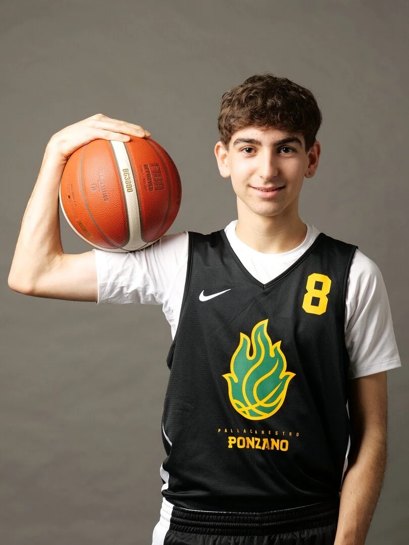 Giocatore di basket under 17 maschile della pallacanestro ponzano