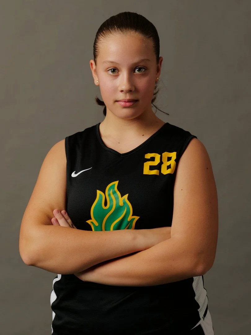 Giocatrice di basket u14 femminile della pallacanestro ponzano