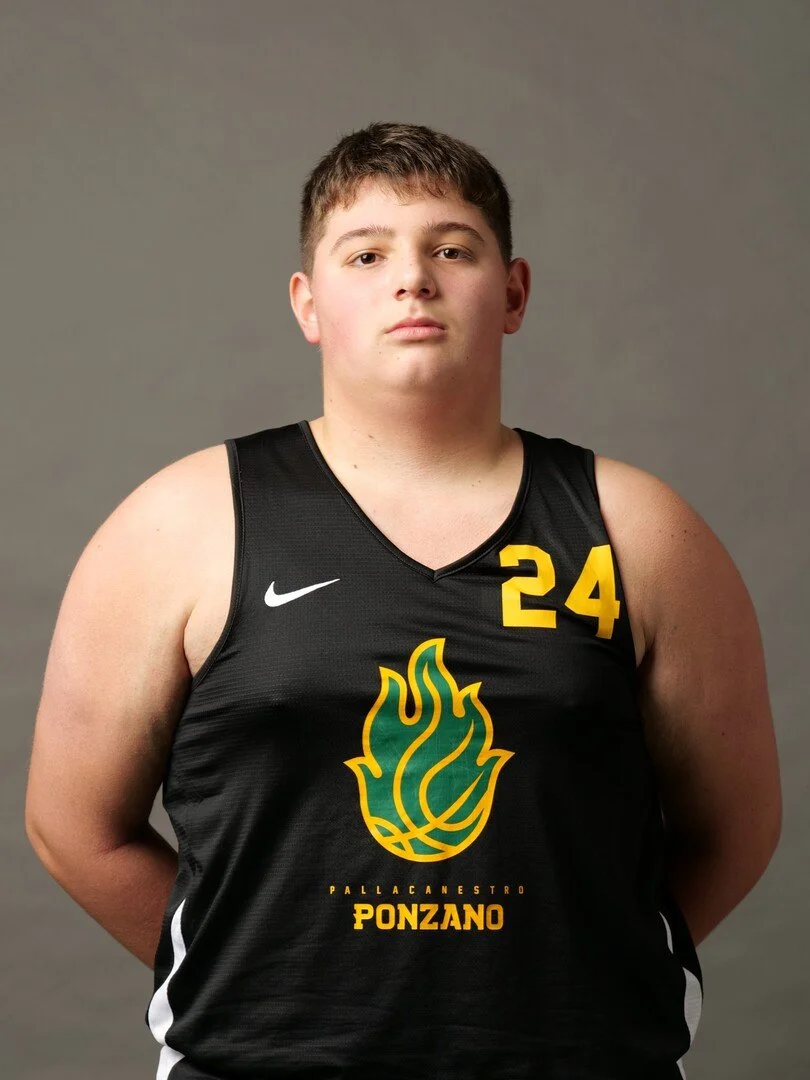 Giocatore di basket under 17 maschile della pallacanestro ponzano