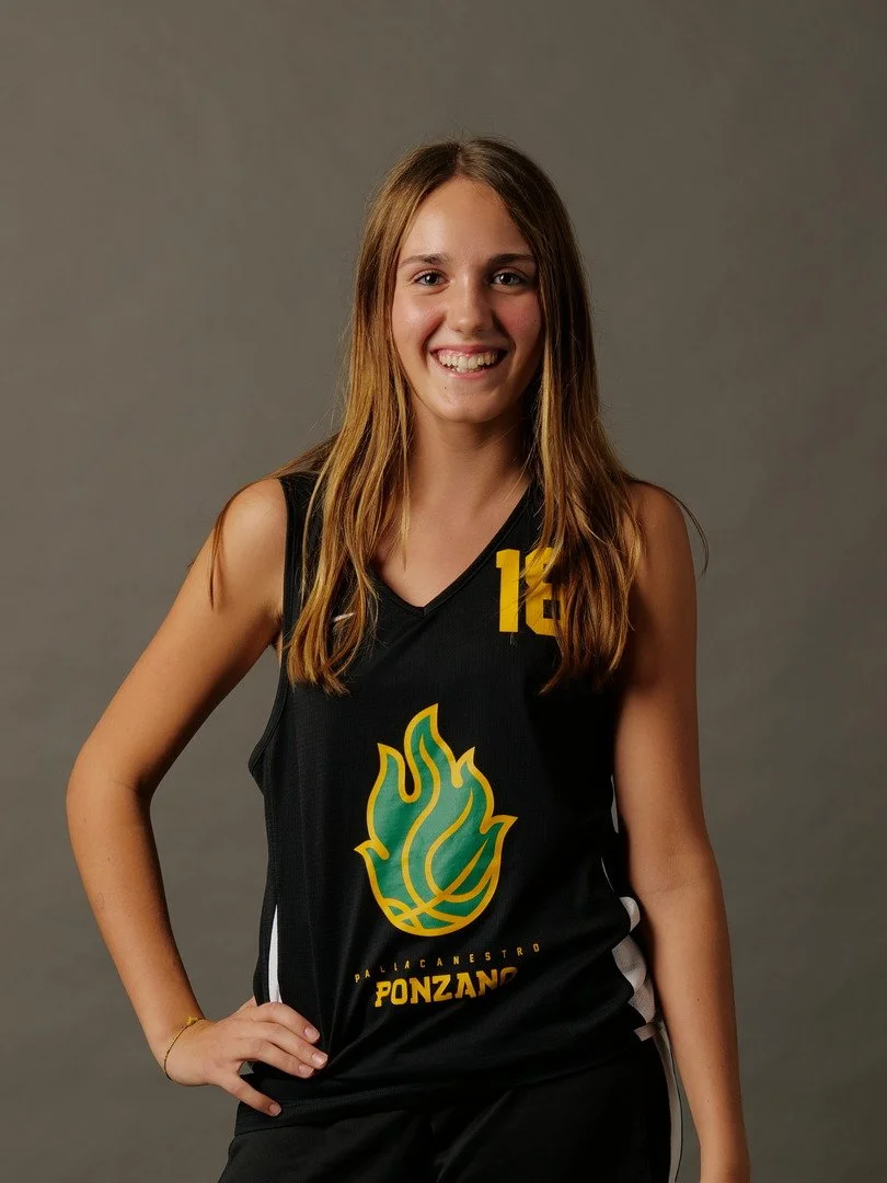 Giocatrice di basket u14 femminile della pallacanestro ponzano