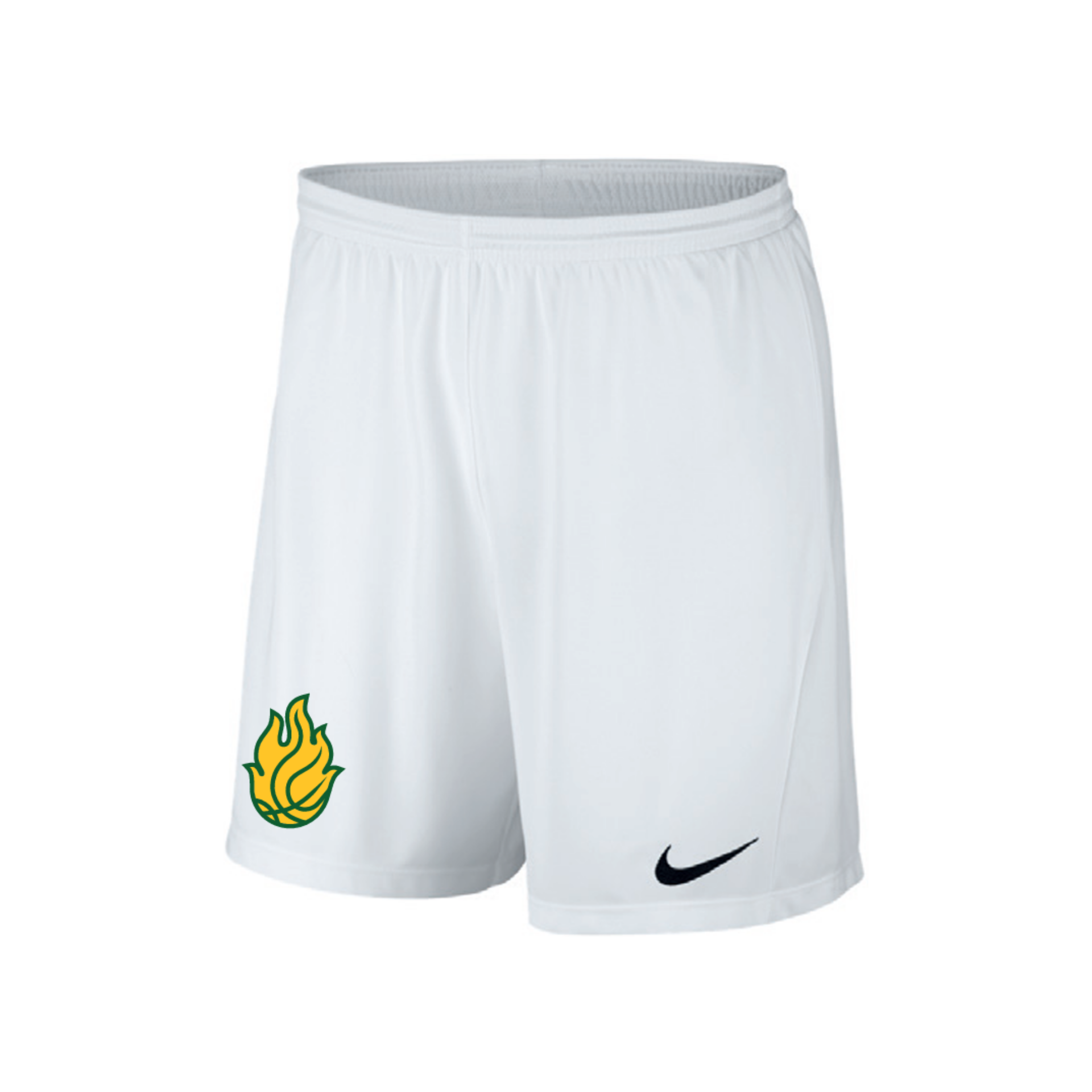 Pantaloncini bianchi da allenamento minibasket NIKE