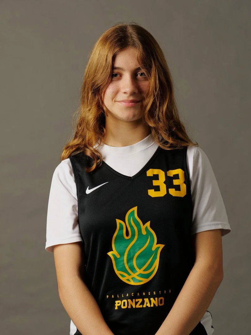 Giocatrice di basket u14 femminile della pallacanestro ponzano