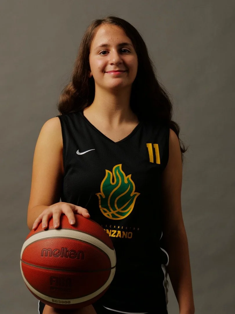 Giocatrice di basket u14 femminile della pallacanestro ponzano