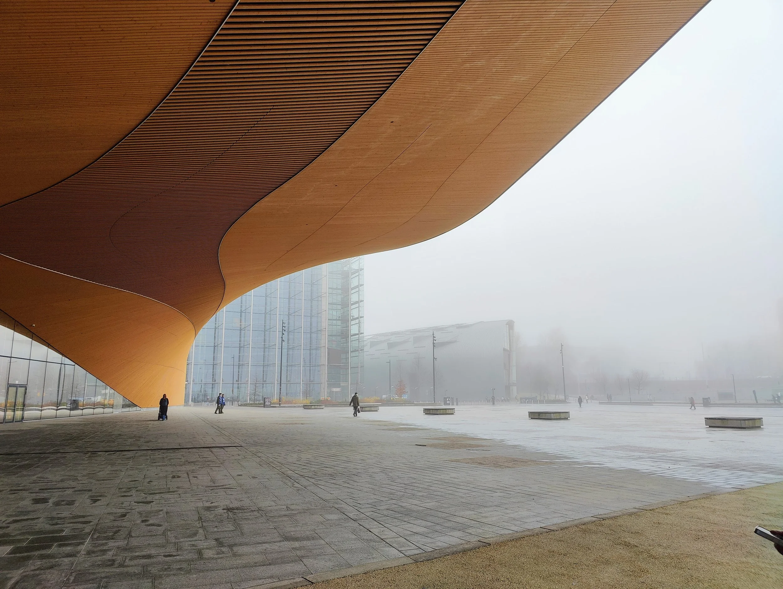 Oodi library building from outside