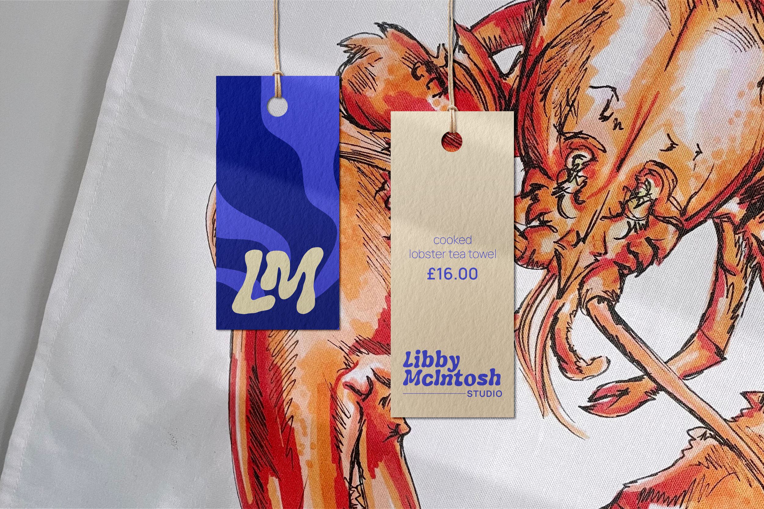 Point of Sale design, so the brand is carried right the way home.