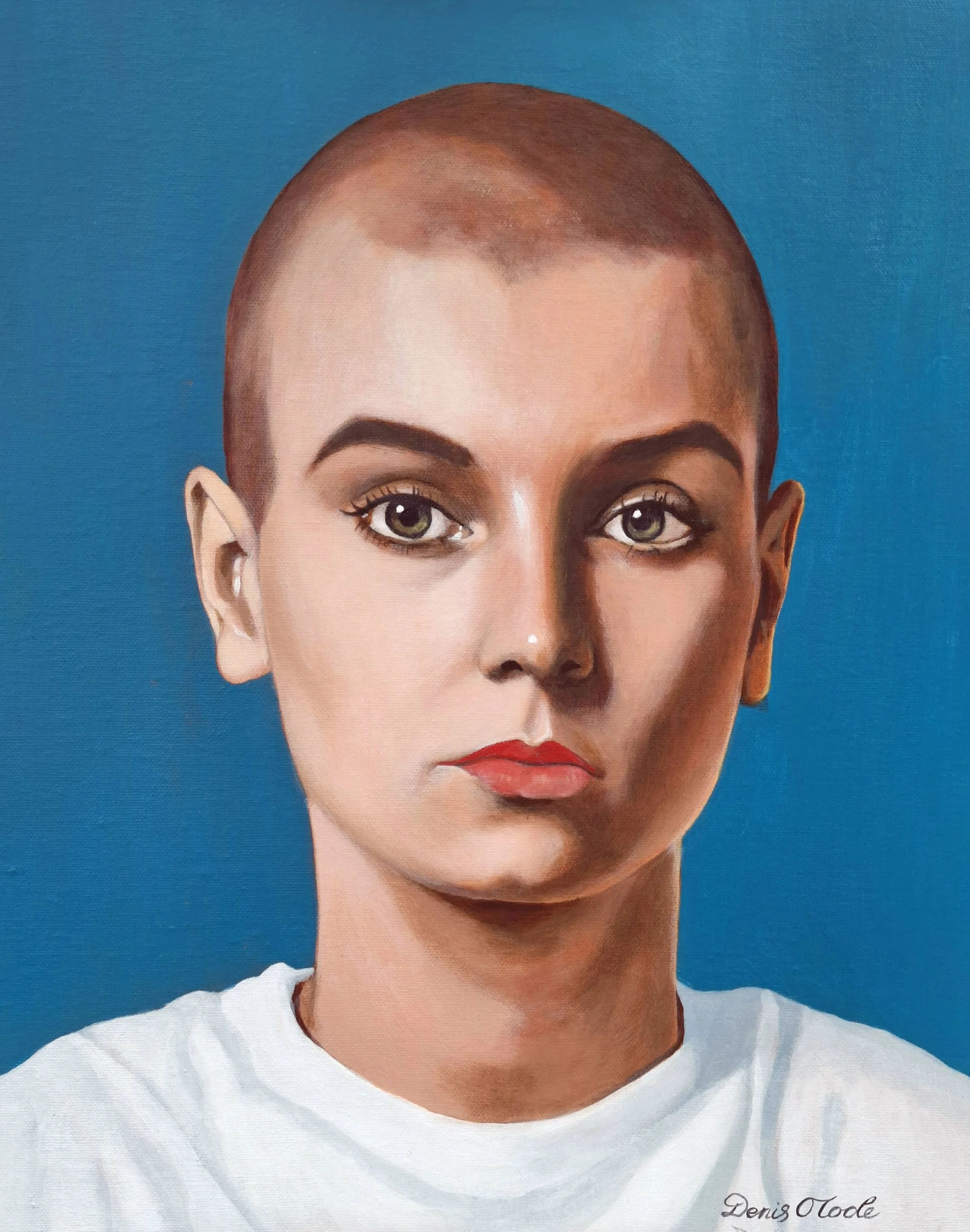Sinead O'Connor Acrylic Portrait 2