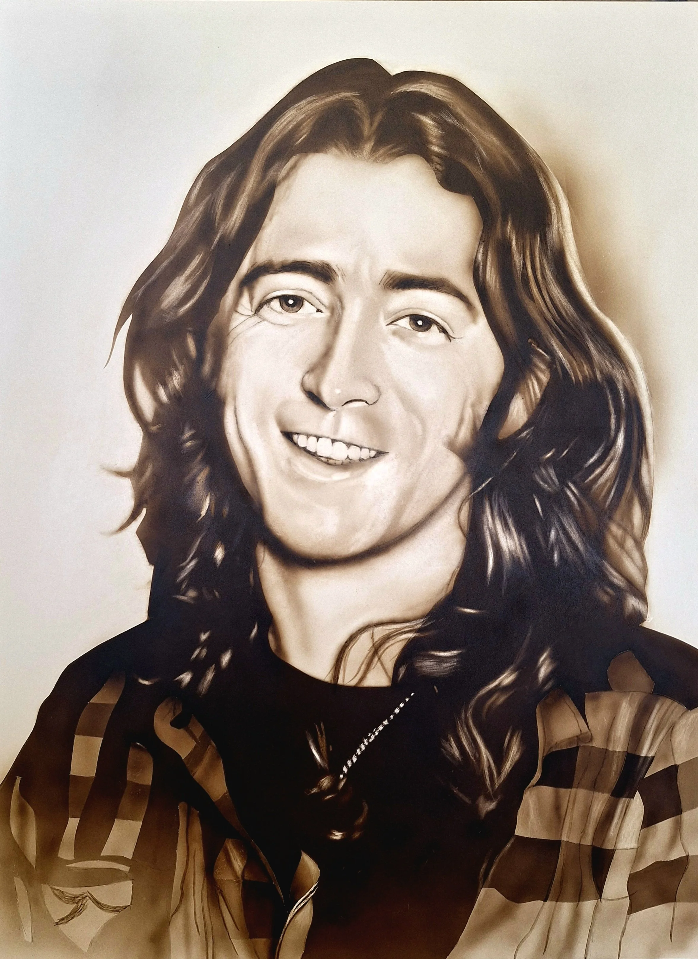 Rory Gallagher 12x16 Clayboard