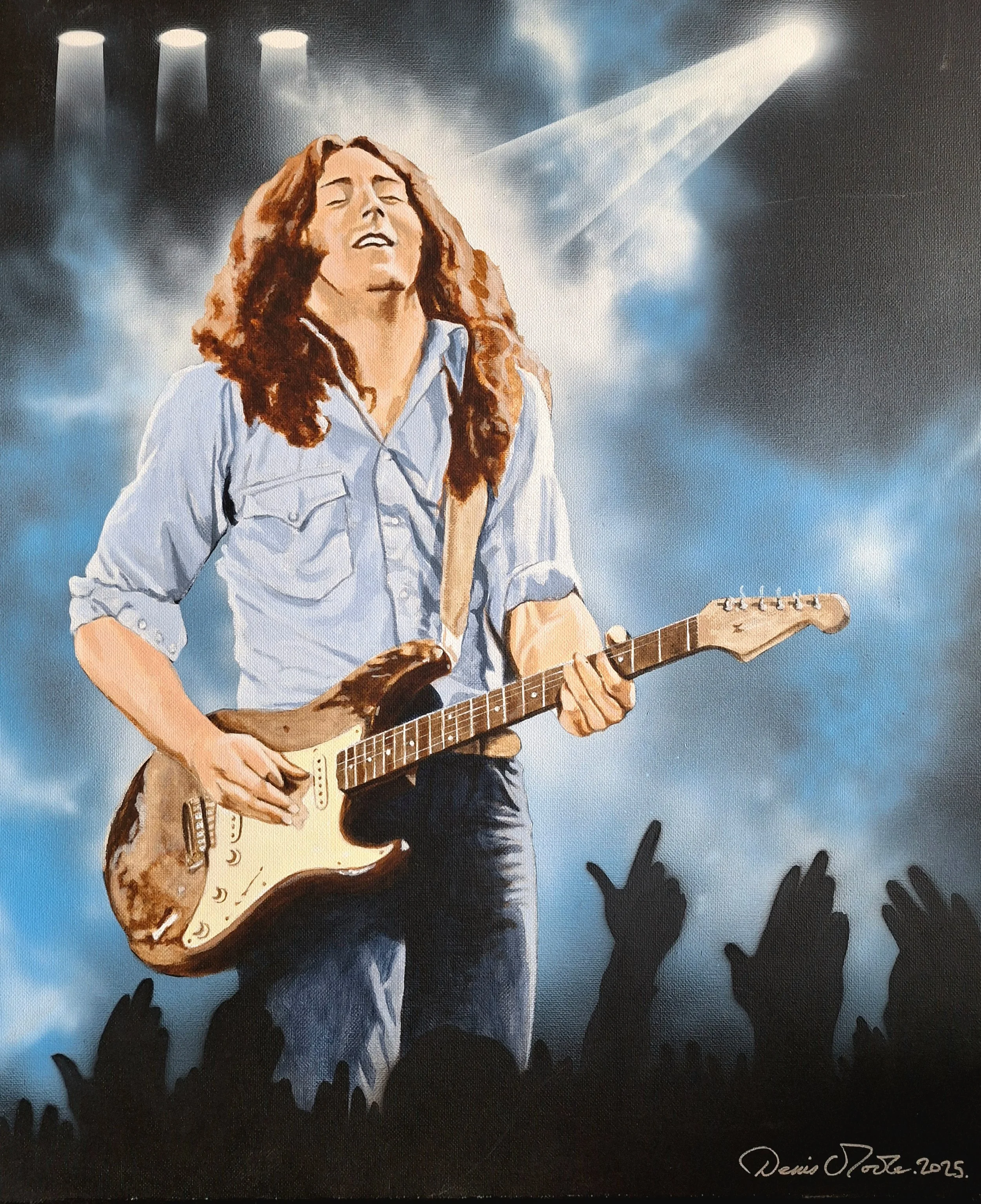 Rory Gallagher 20x24 canvas