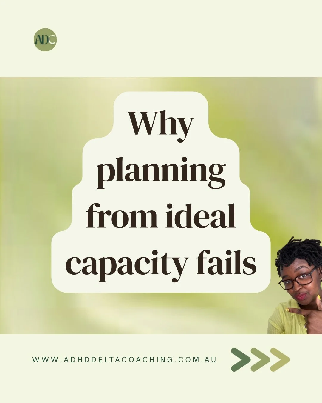 A lot of planning systems
assume the brain
has the same capacity every day.

But ADHD capacity fluctuates.

So something that felt manageable earlier in the week
can suddenly feel impossible to enter later on.

Not because you failed.

Your brain may