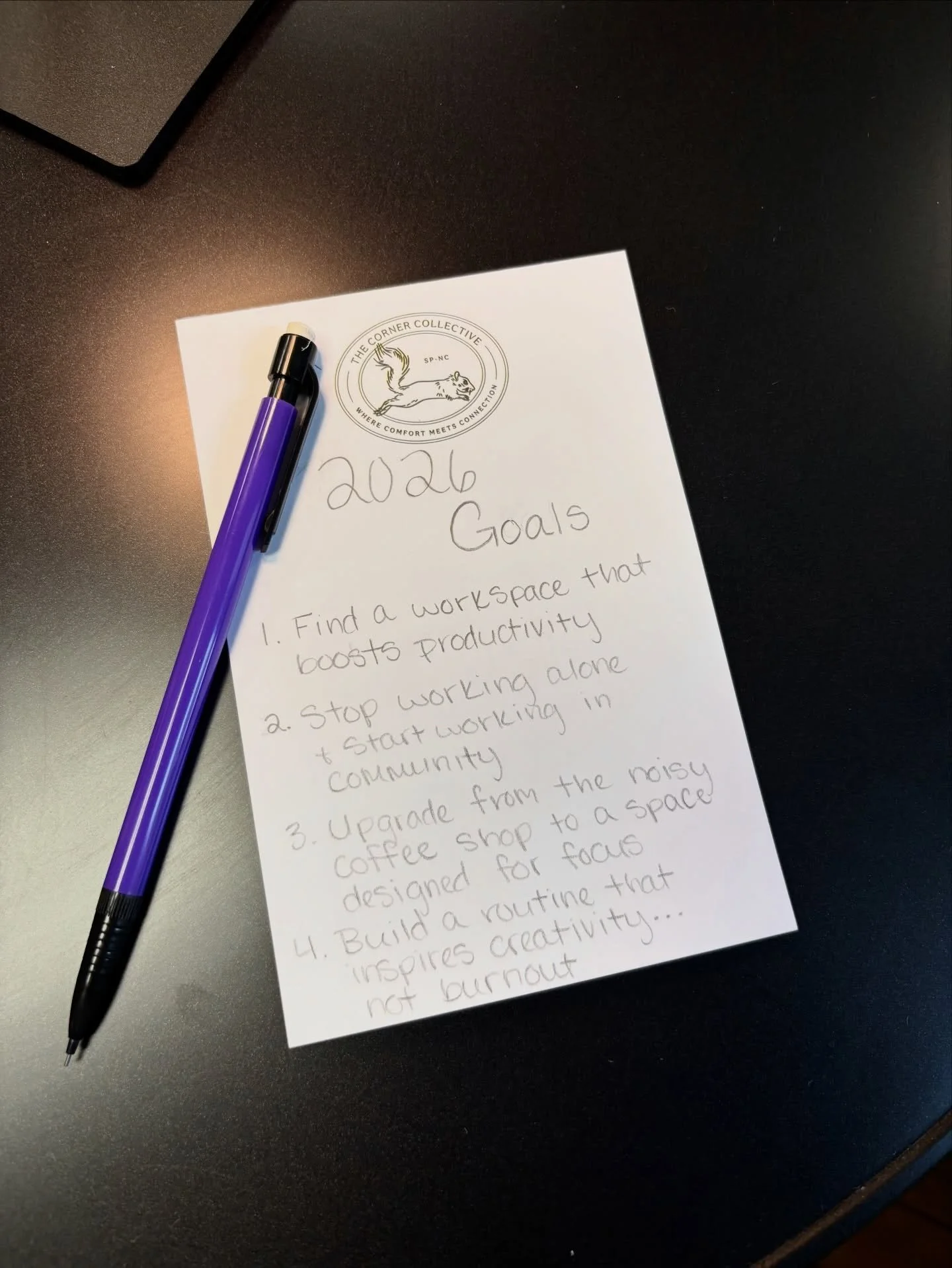 This year, we&rsquo;re setting goals that actually&nbsp;*support*&nbsp;our success &mdash; not sabotage it. 💼✨

If any of these goals are resonating with you then maybe your biggest 2026 goal is finding a space that helps you *thrive.*

Hint: you&rs