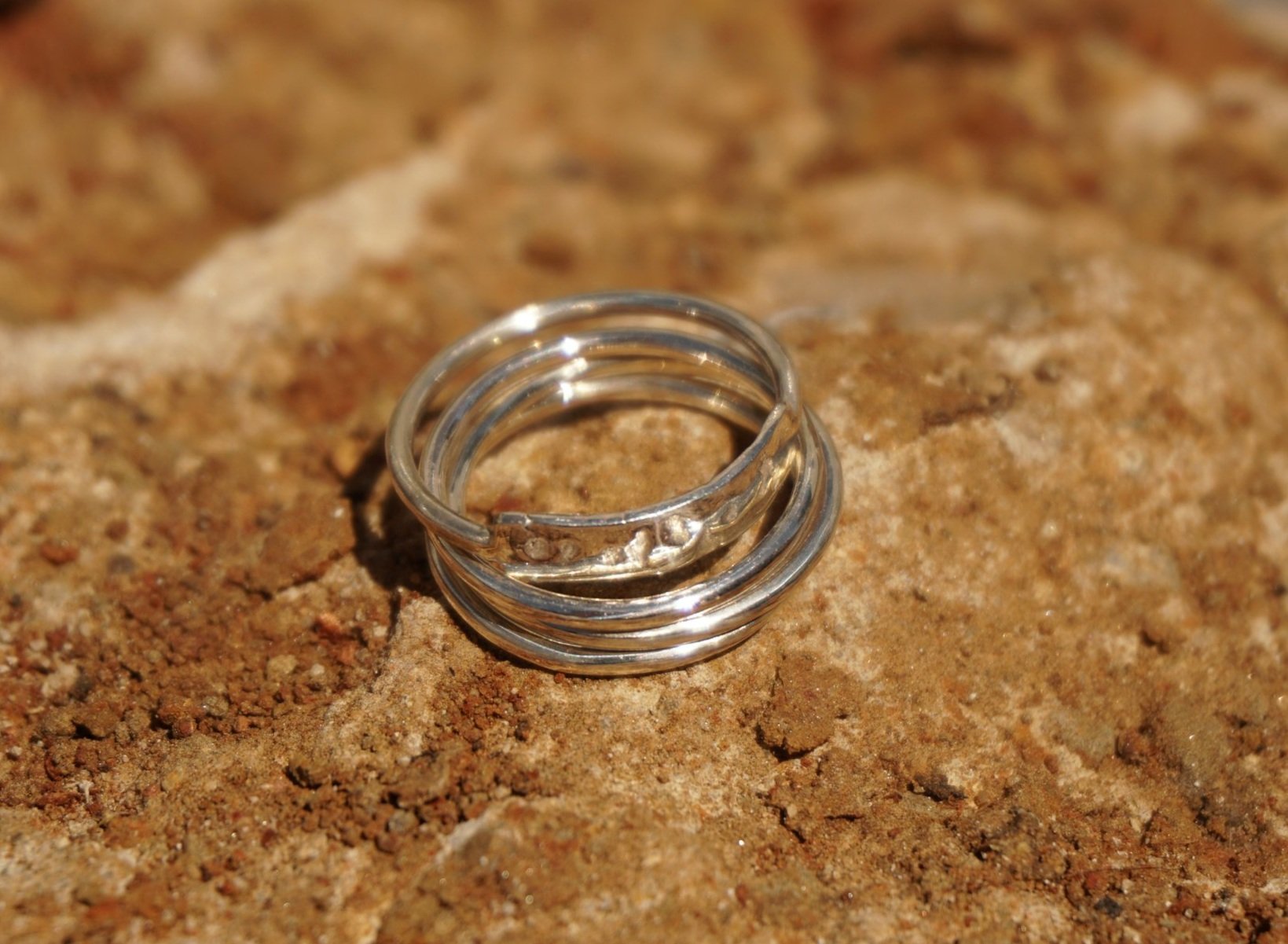 Dapple Ring Silver