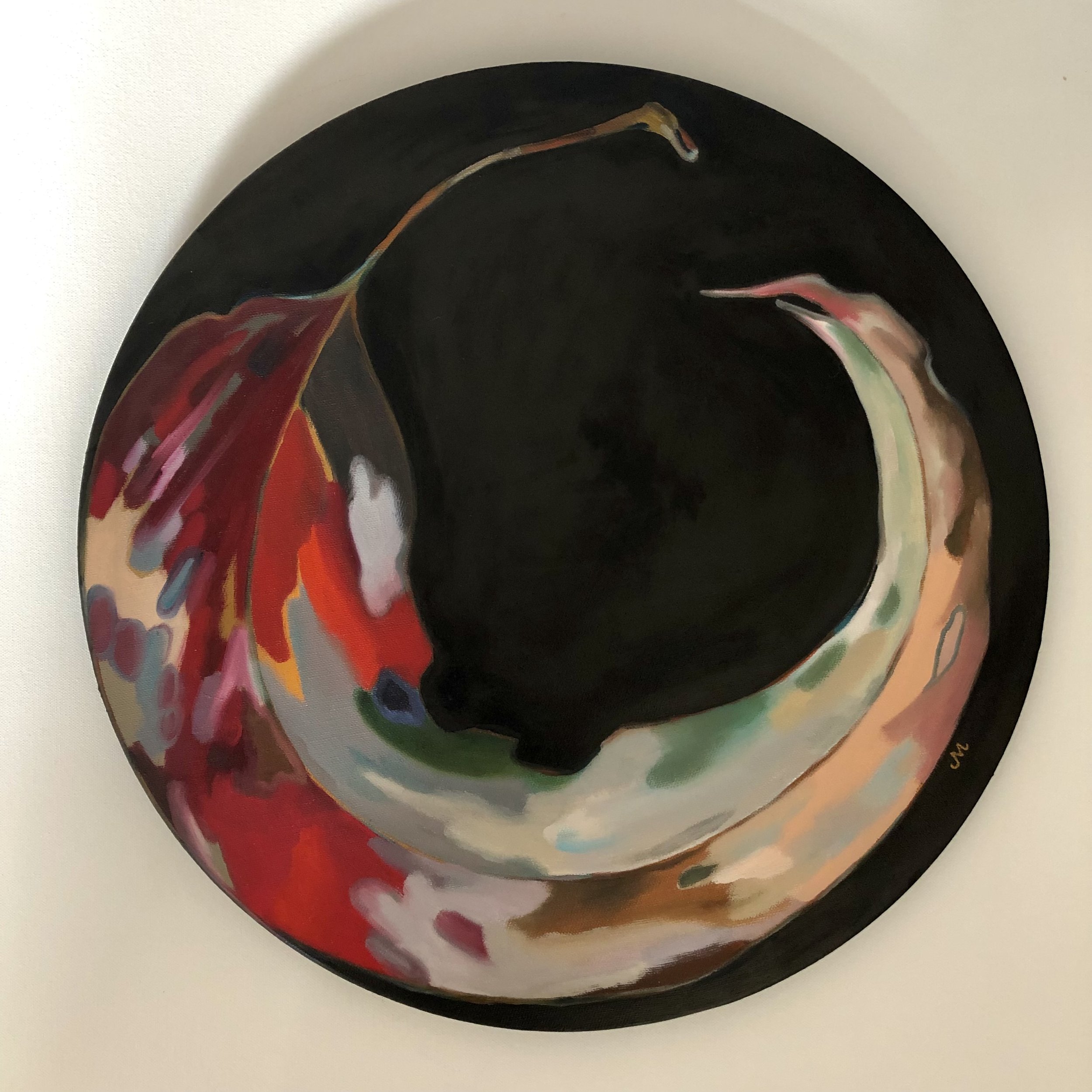 'Leaf curl' inspired by tapestry colours