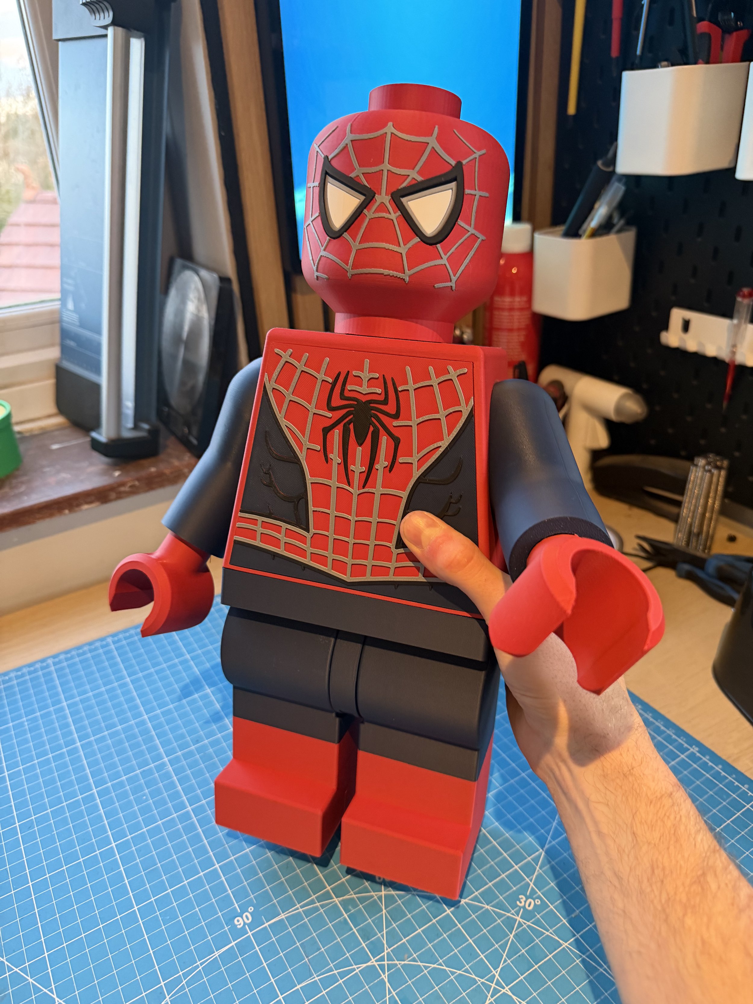 Spiderman Tobey Maguire Raimi Minifigure - 3D Printed