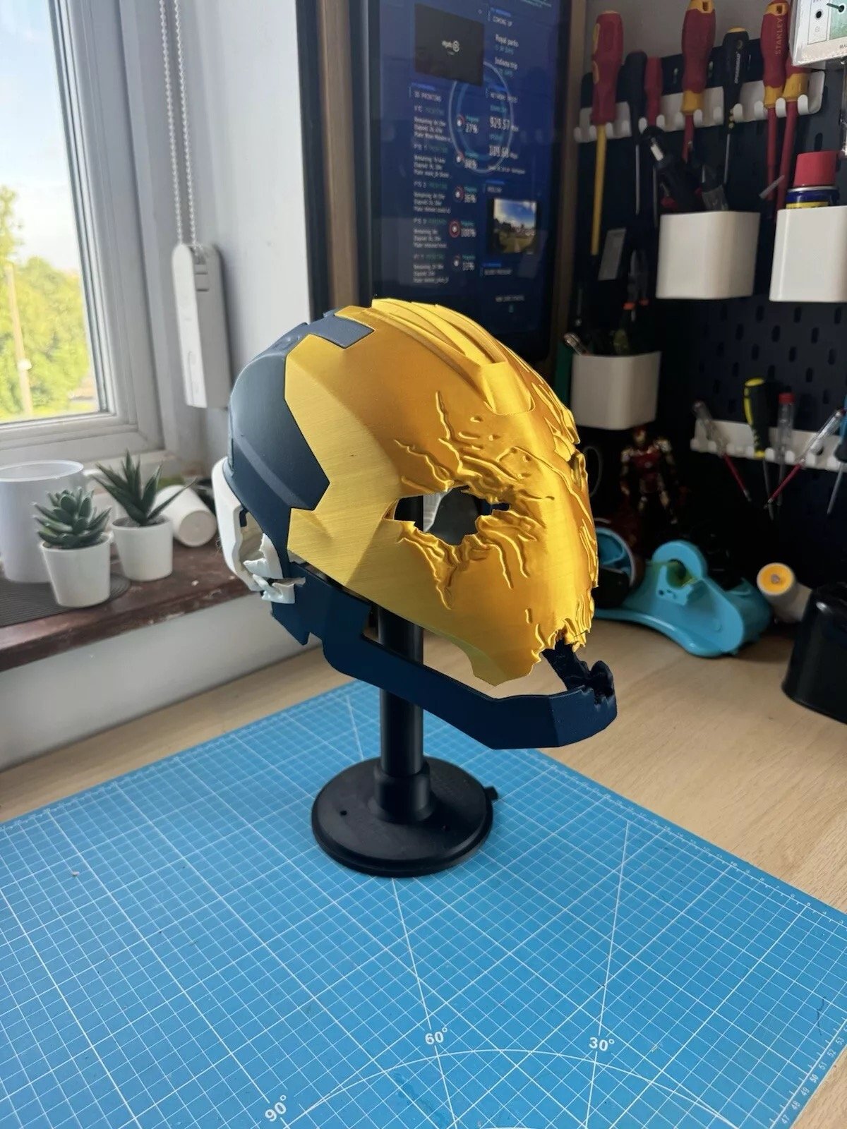 Battle Damaged Iron Legion Helmet