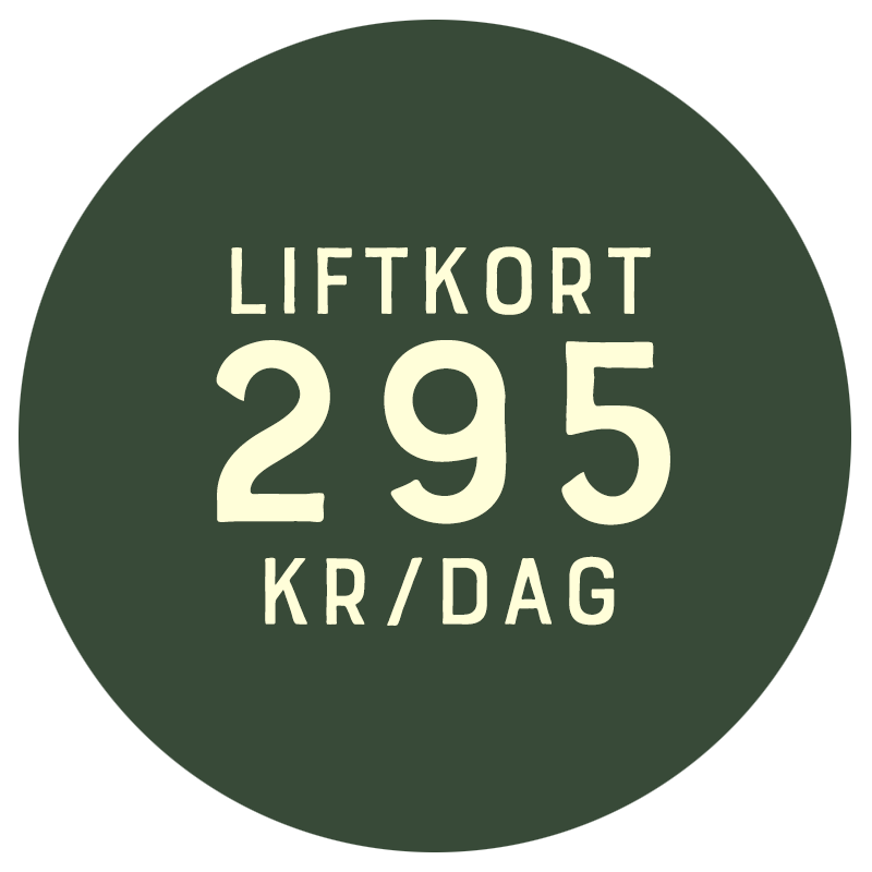 Liftkort 295 kr per dag