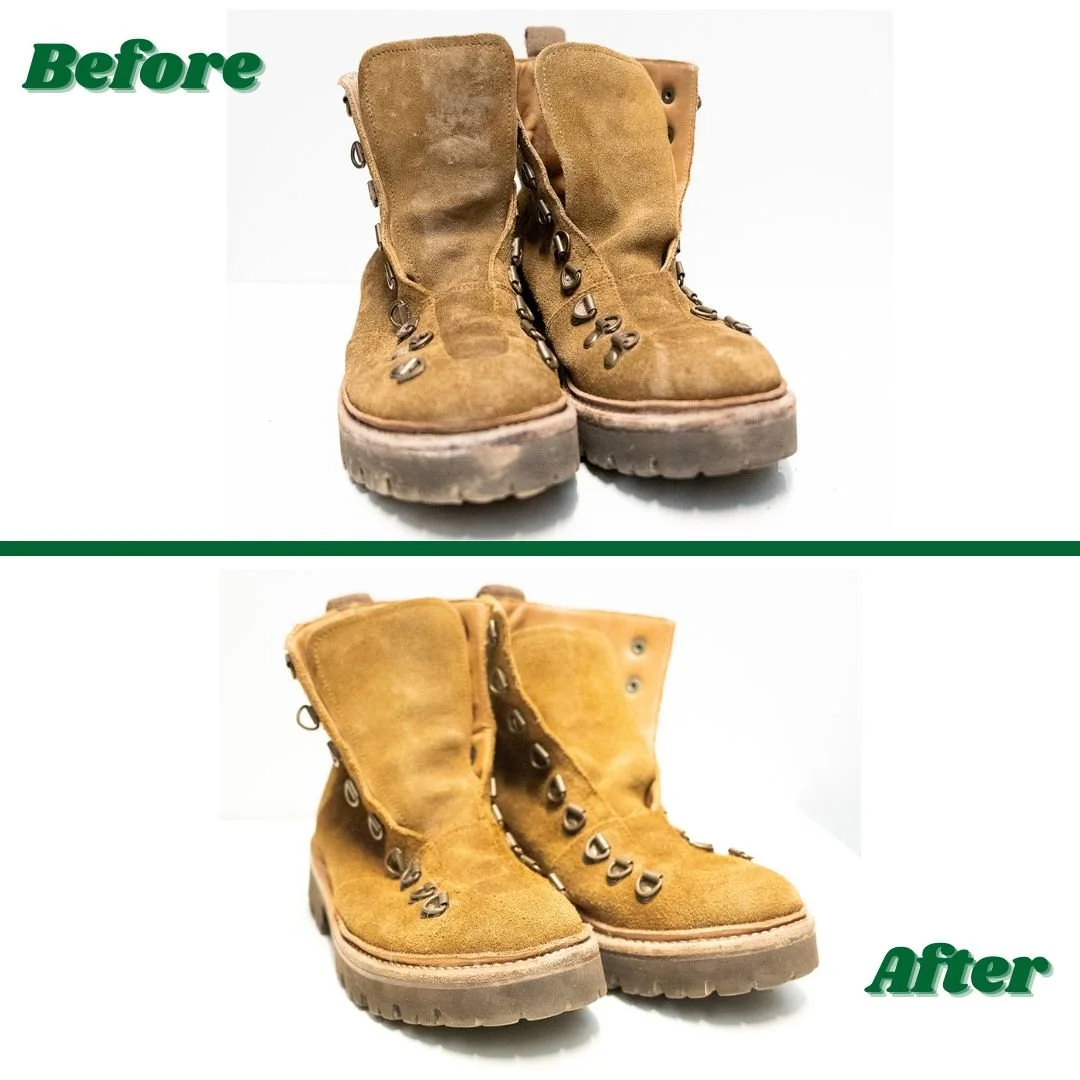 Before ➡️ After 💥✨ Check out the transformation&mdash;proof that a good clean makes all the difference! #BeforeAndAfter #ShoeGlowUp#ShoeTransformation #CleanKicks