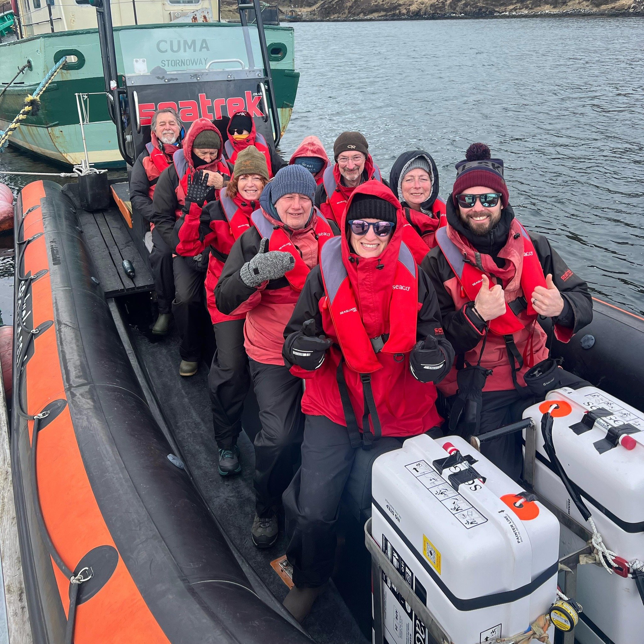 So lovely to welcome our first passengers of the 2024 season today! Looking forward to many more trips throughout the summer ☀️🦅🦭