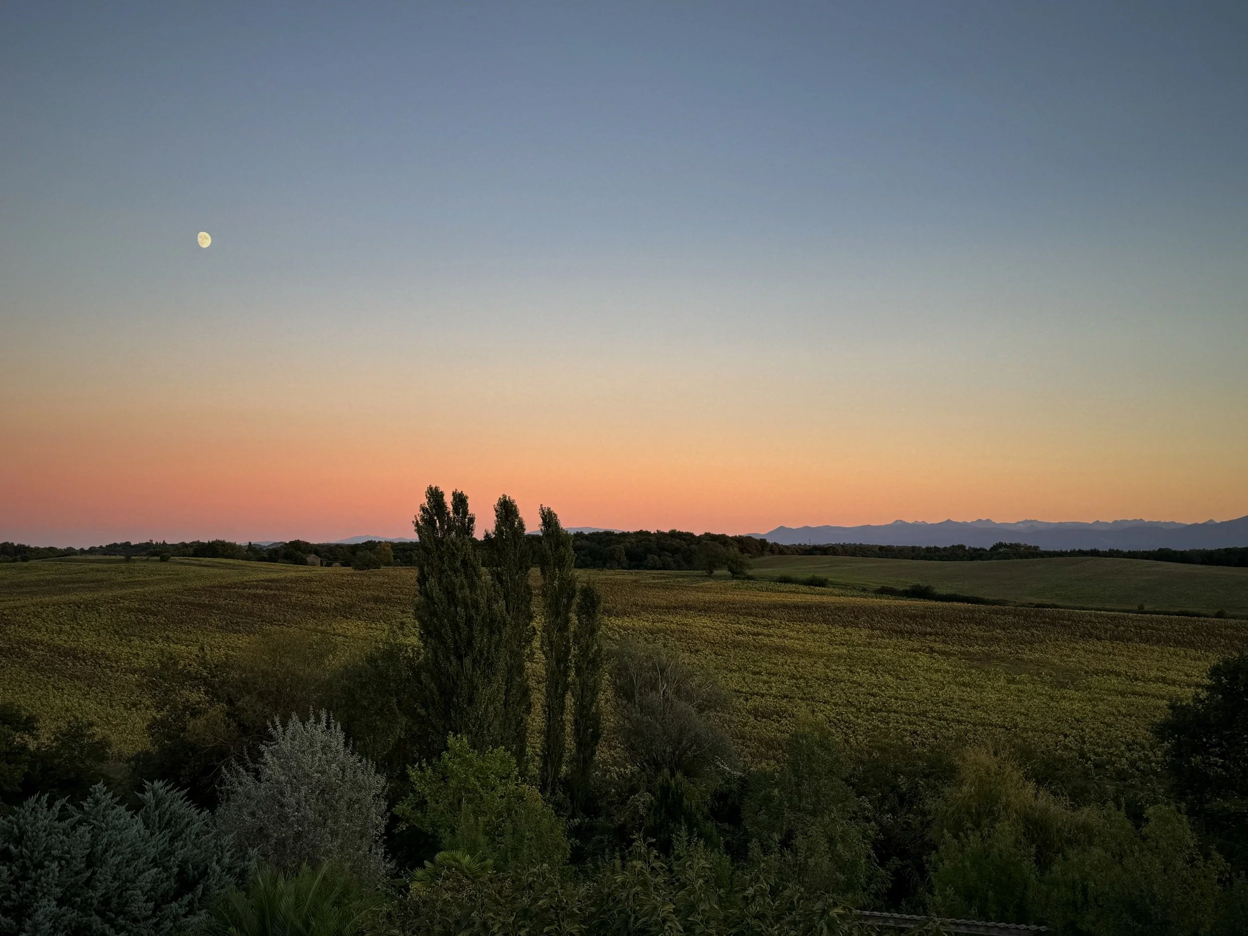 Loustalviel sunset view