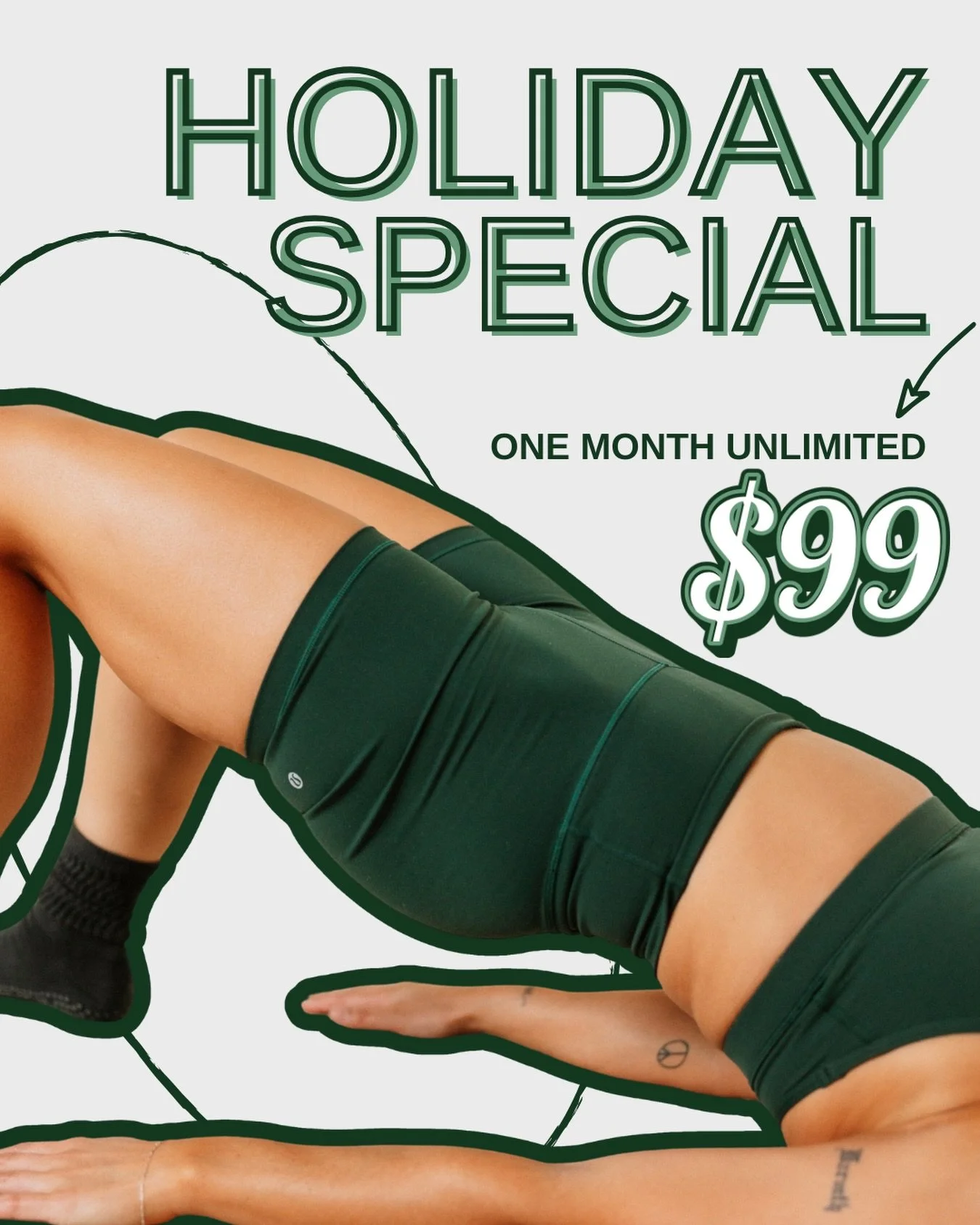 Home for the holidays? ❄️✨🎄 For a limited time, get a 30-day unlimited membership for only $99. Must activate before December 25th.