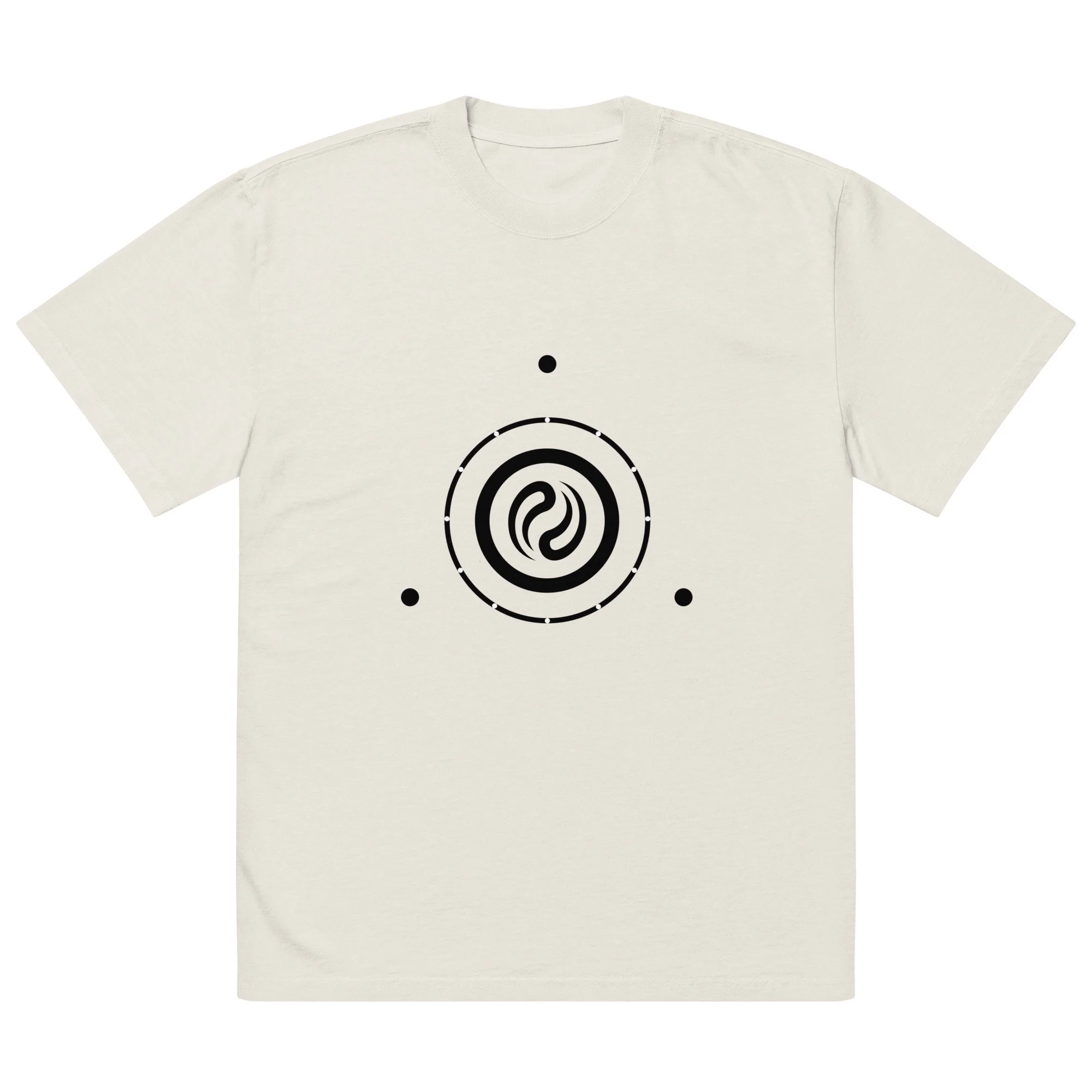 DDS Oversized Faded Tee - Onyx Black Flow
