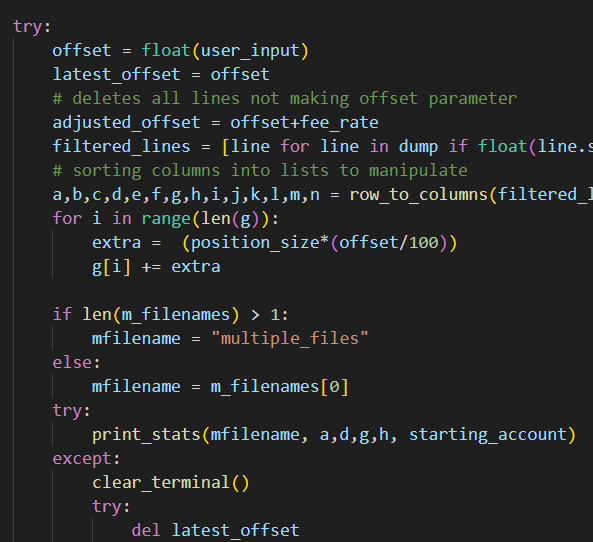 entering an offset for limit Order for more profit