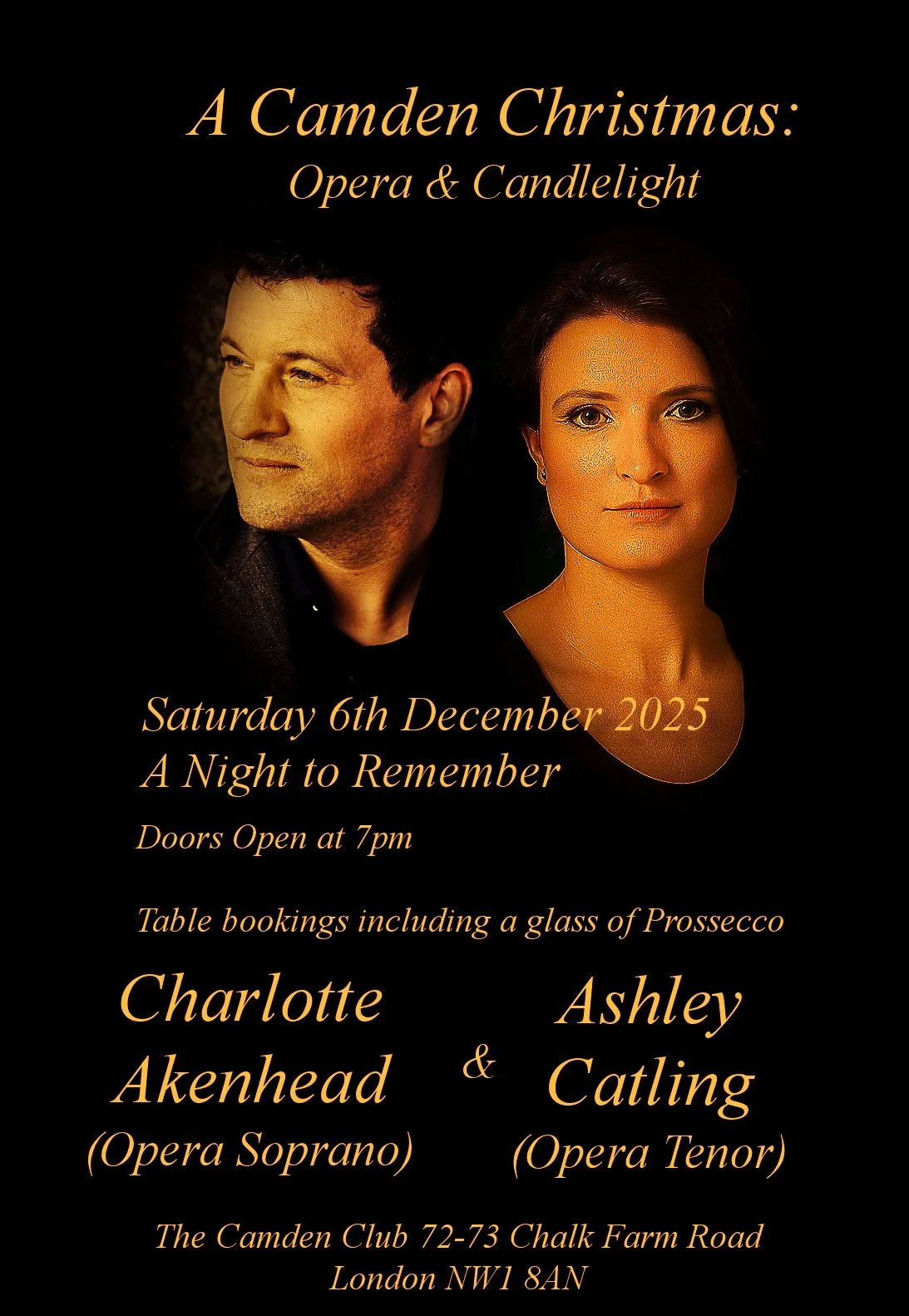 A Camden Christmas opera & candlelight