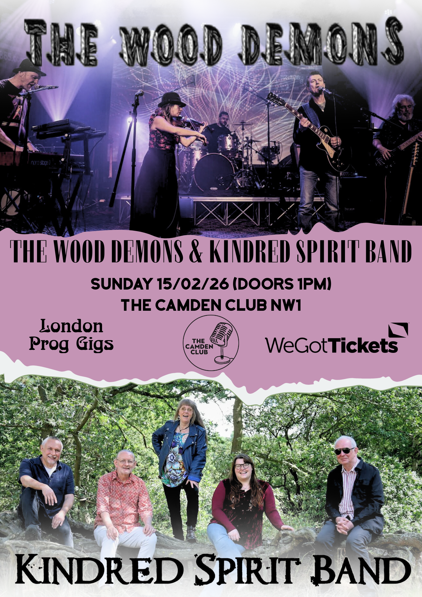 THE WOO DEMONS & KINDRED SPIRIT BAND