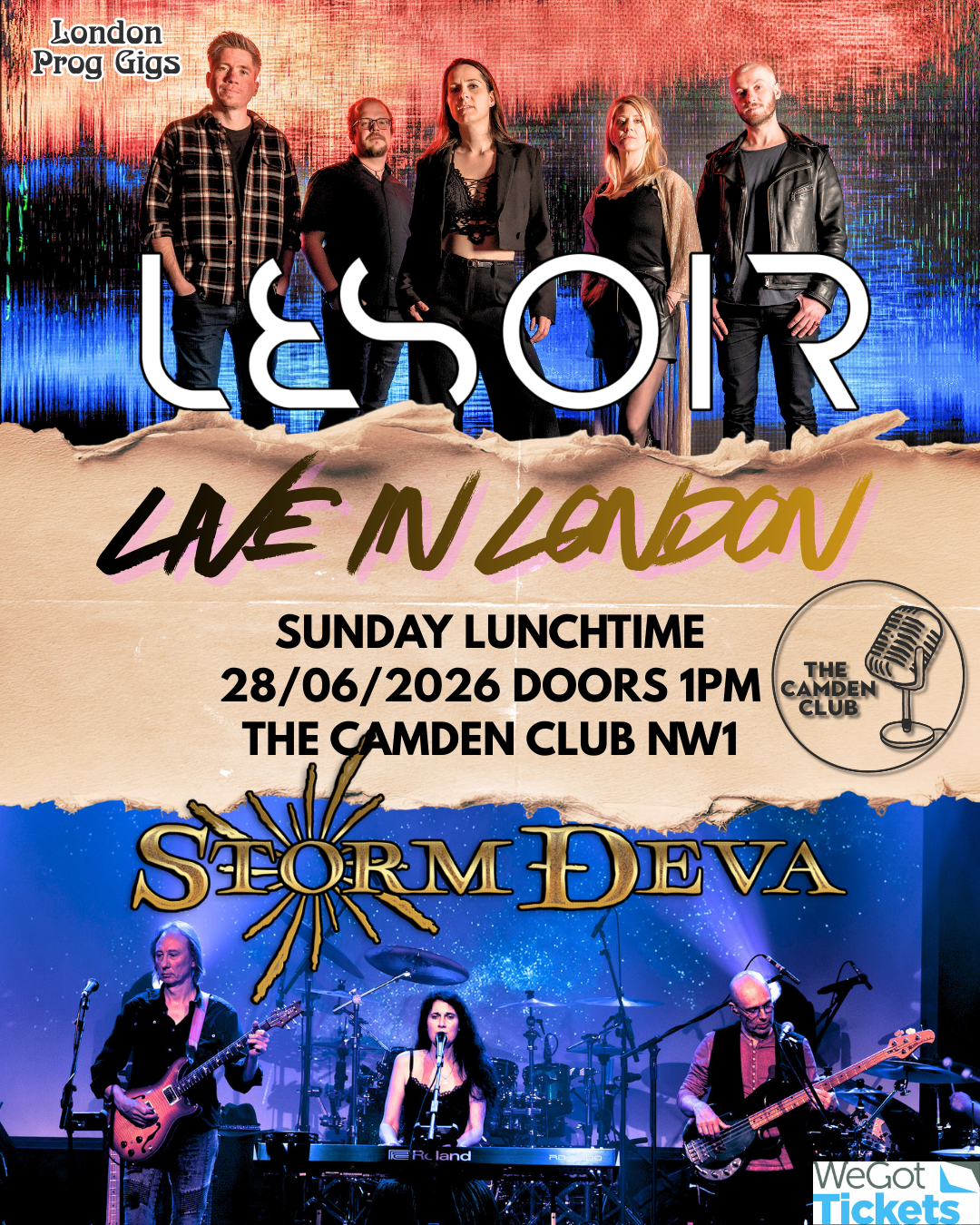 LESOIR and STORM DEVA (full band show)