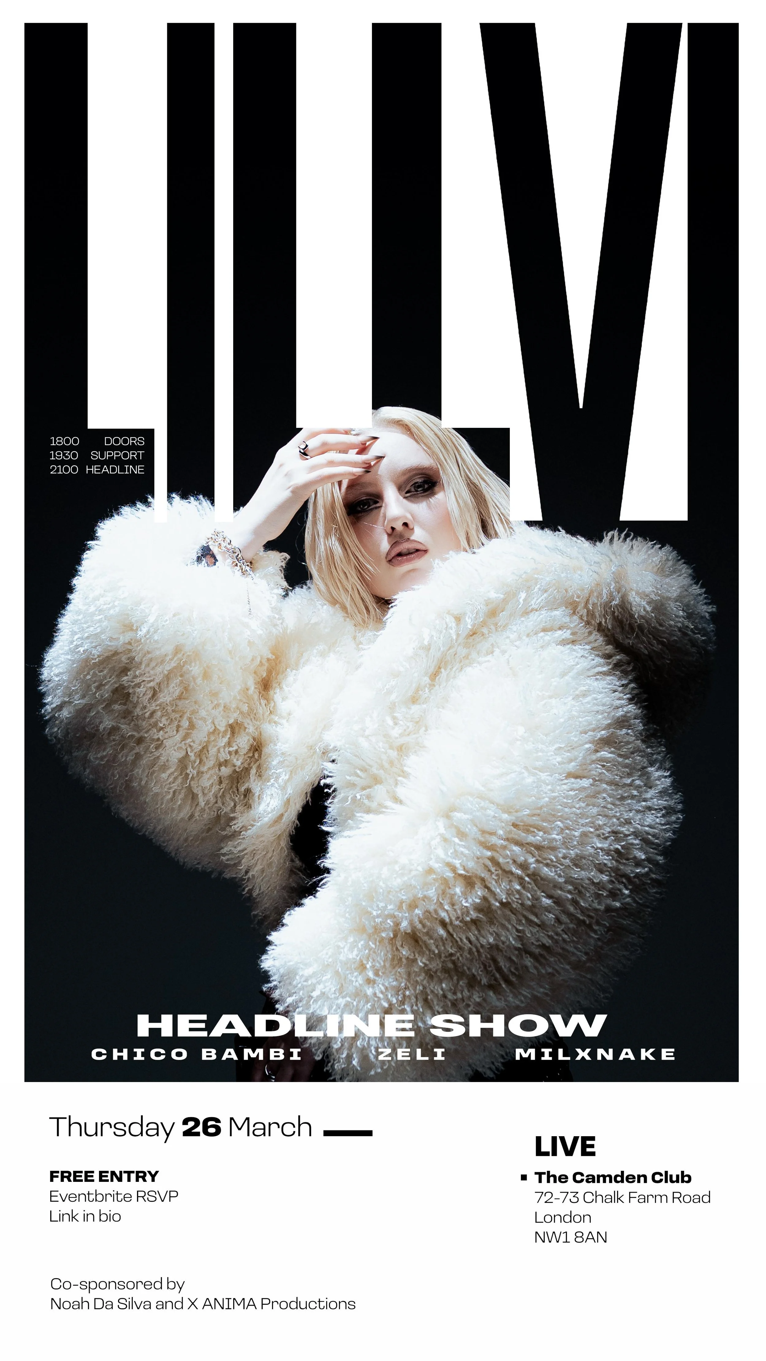 L I L L V I Headline Show Ft ZELI, Chico Bambi & Milxnake