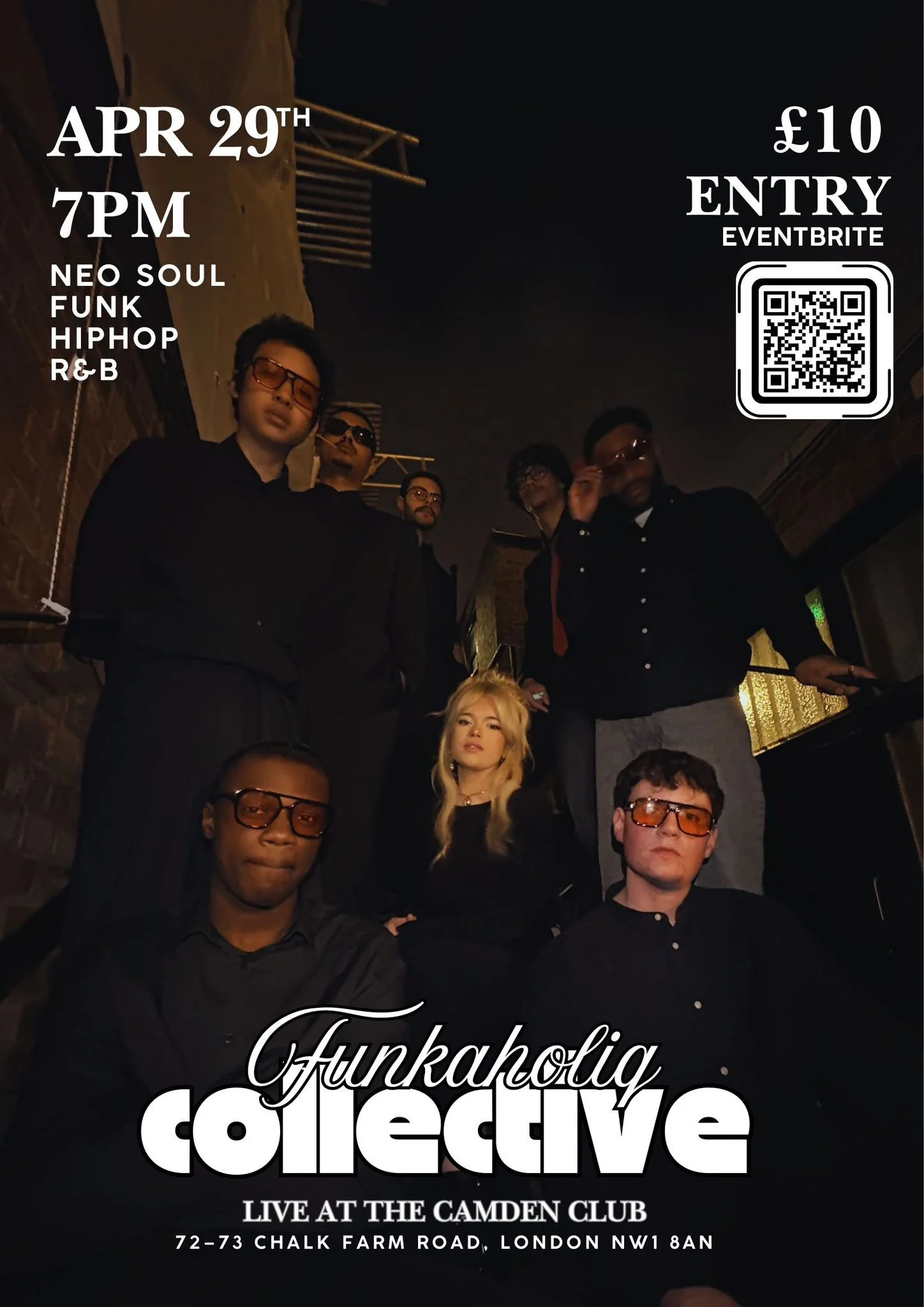 The Funkaholiq Collective Live at The Camden Club