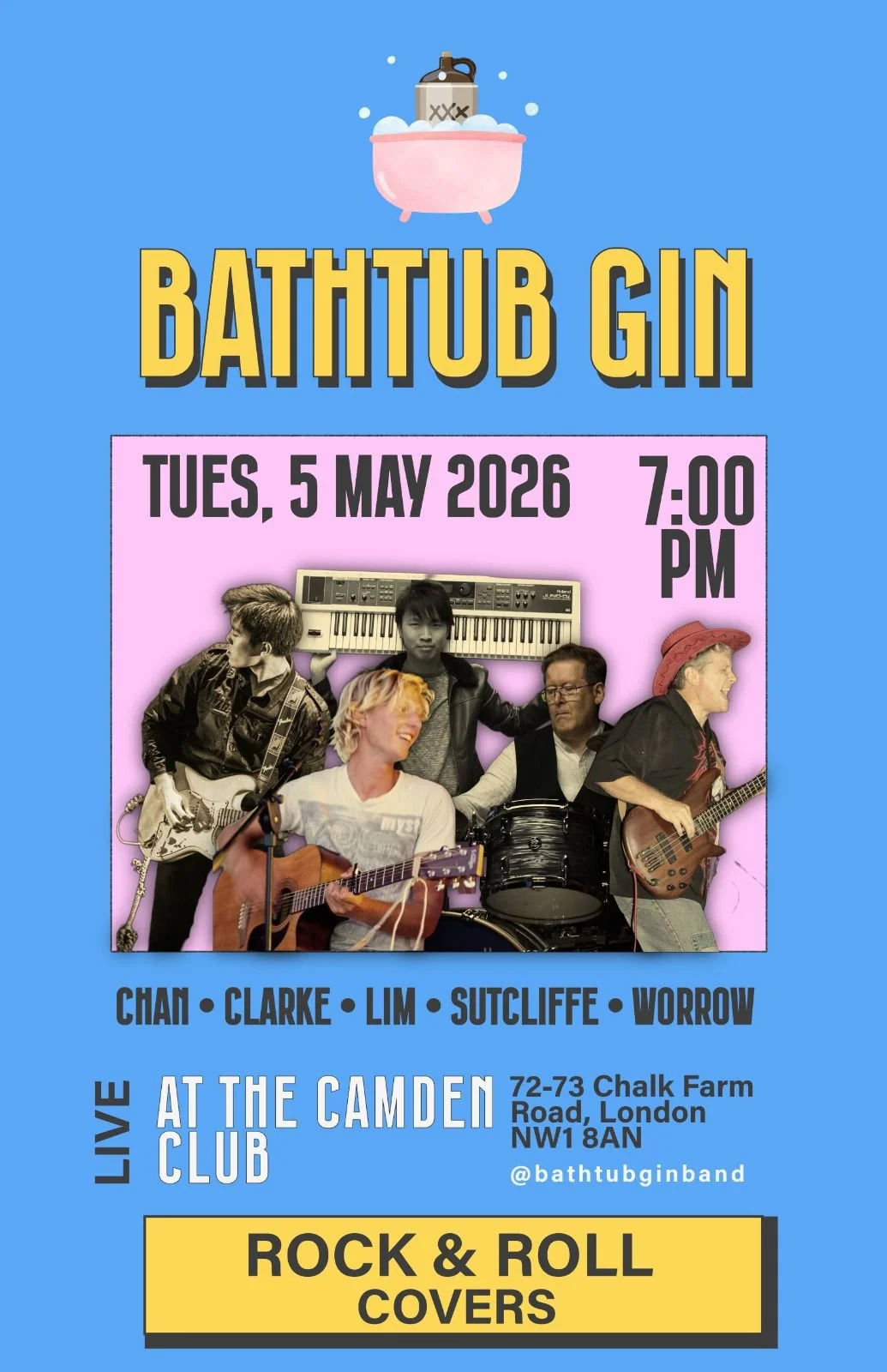A spectacular night with Bathtub Gin