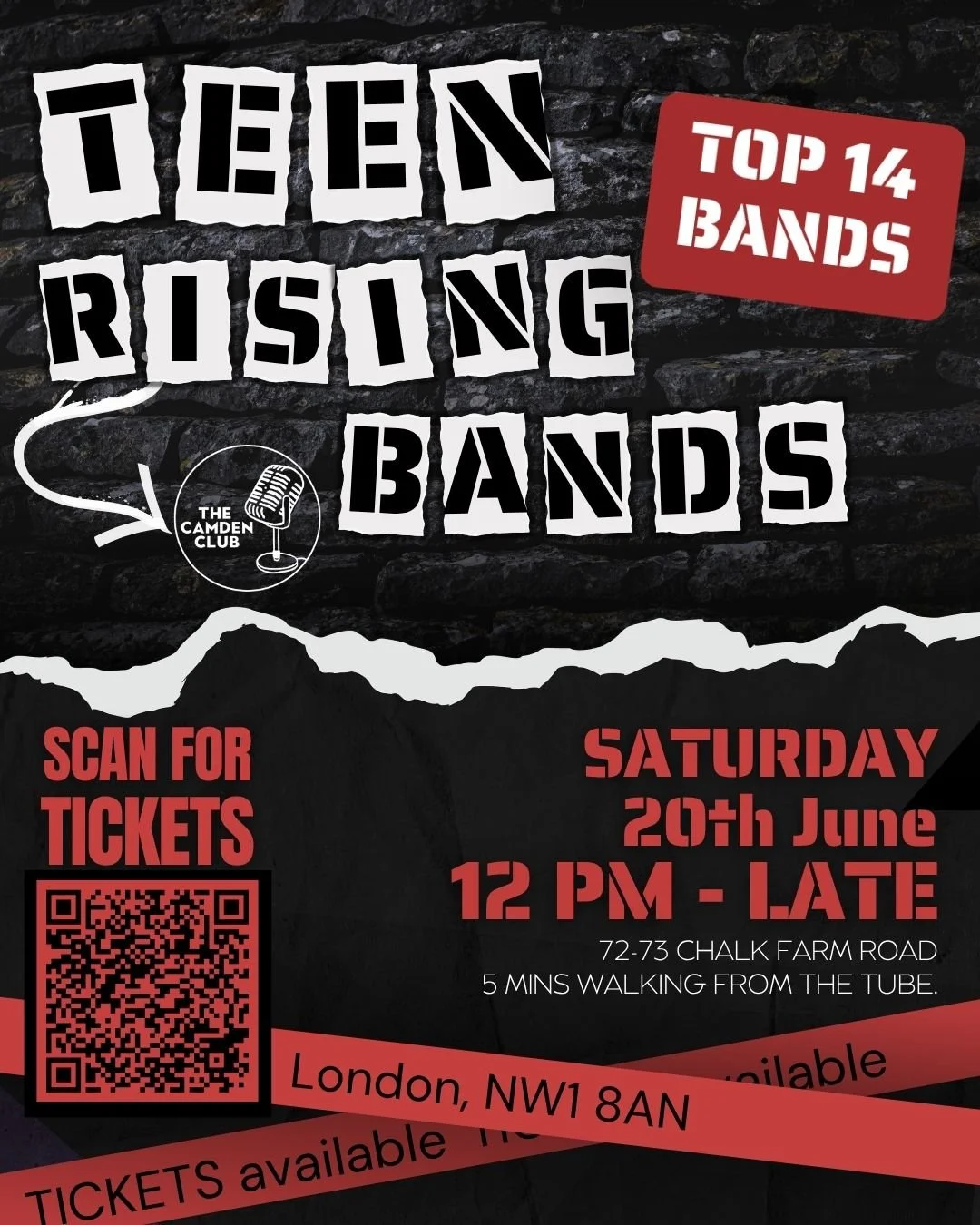 Teen Rising Bands — Top 14 Live