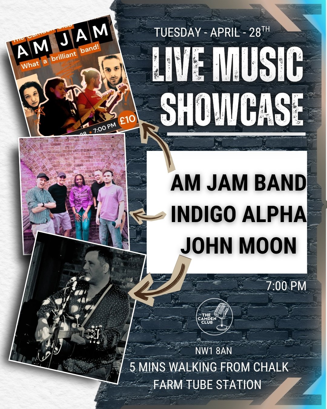 Live Music Showcase + Jam Night